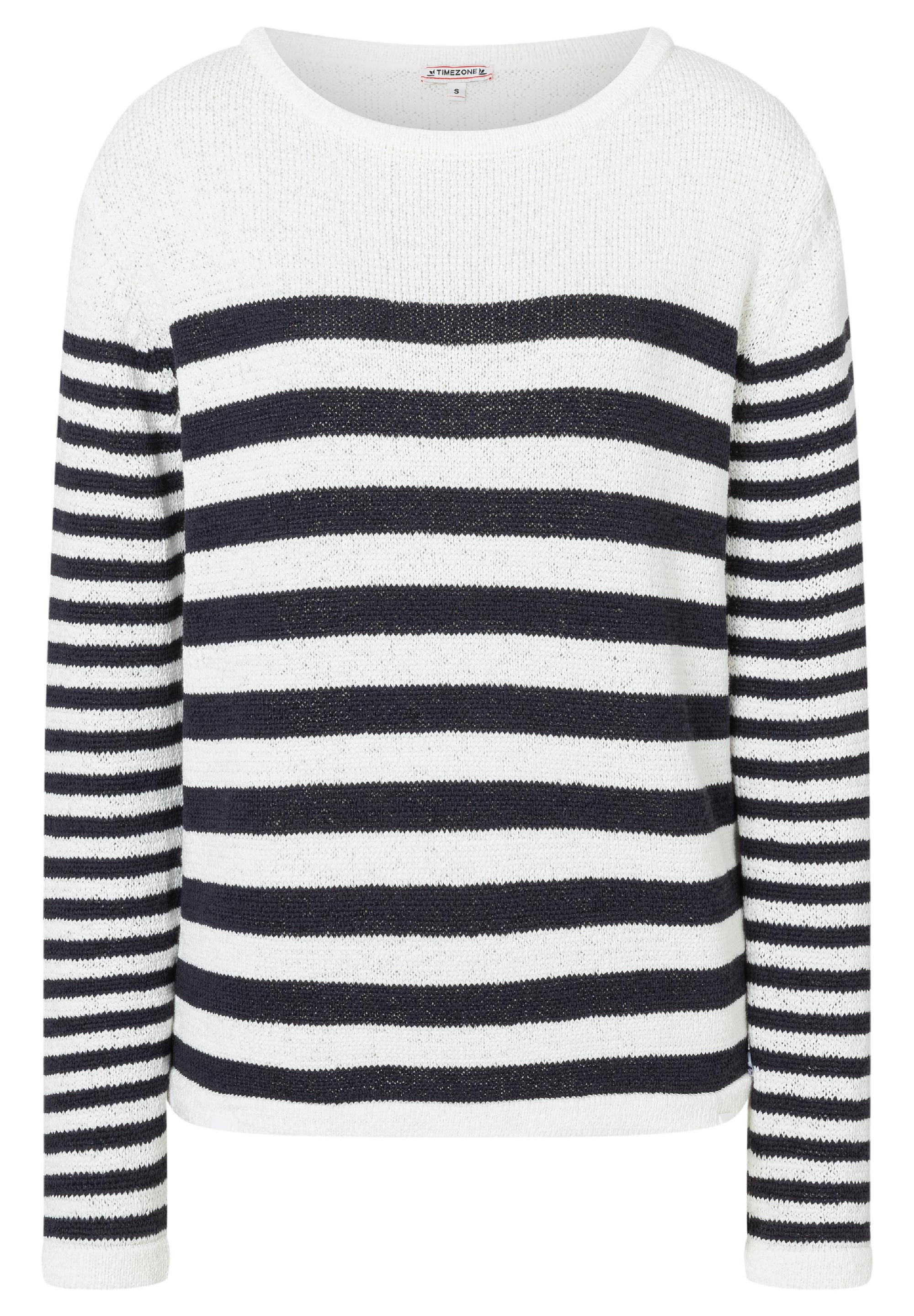Striped Boatneck Pullover