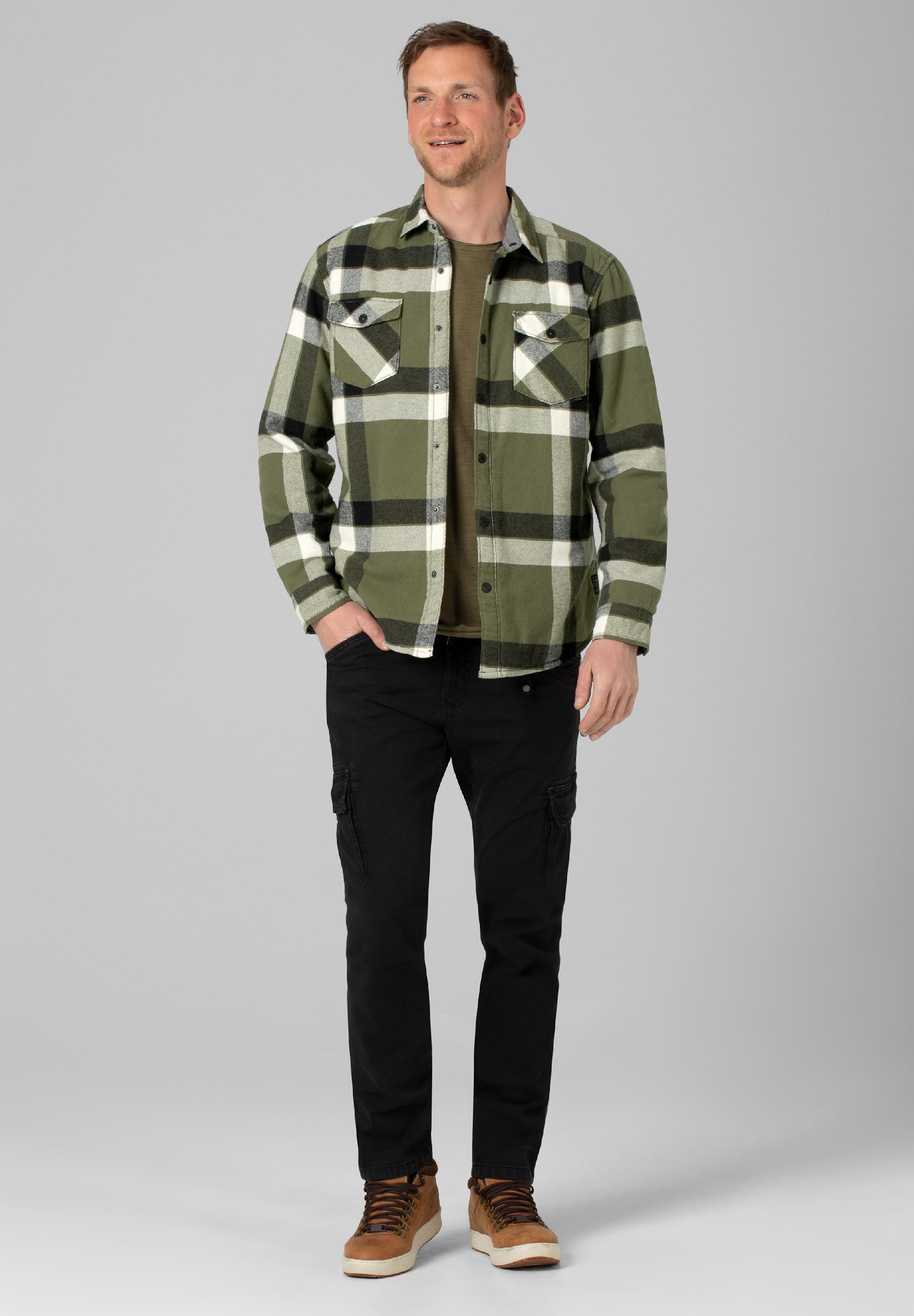 Padded Flannell Overshirt