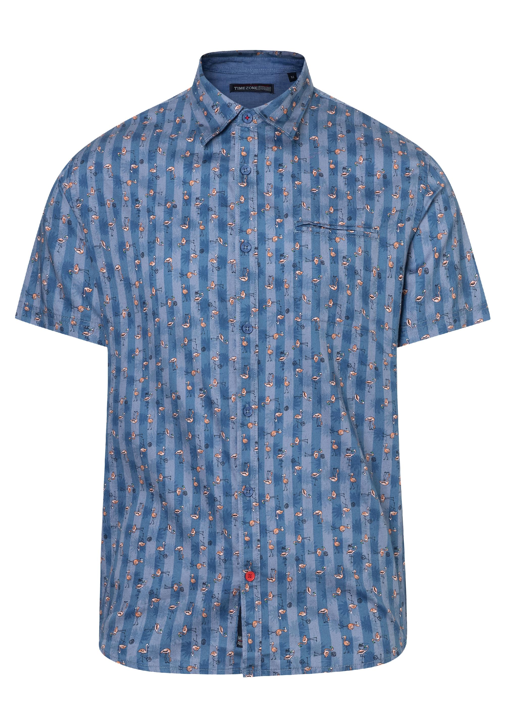 Printed Basic Shortsleeve Shirt print