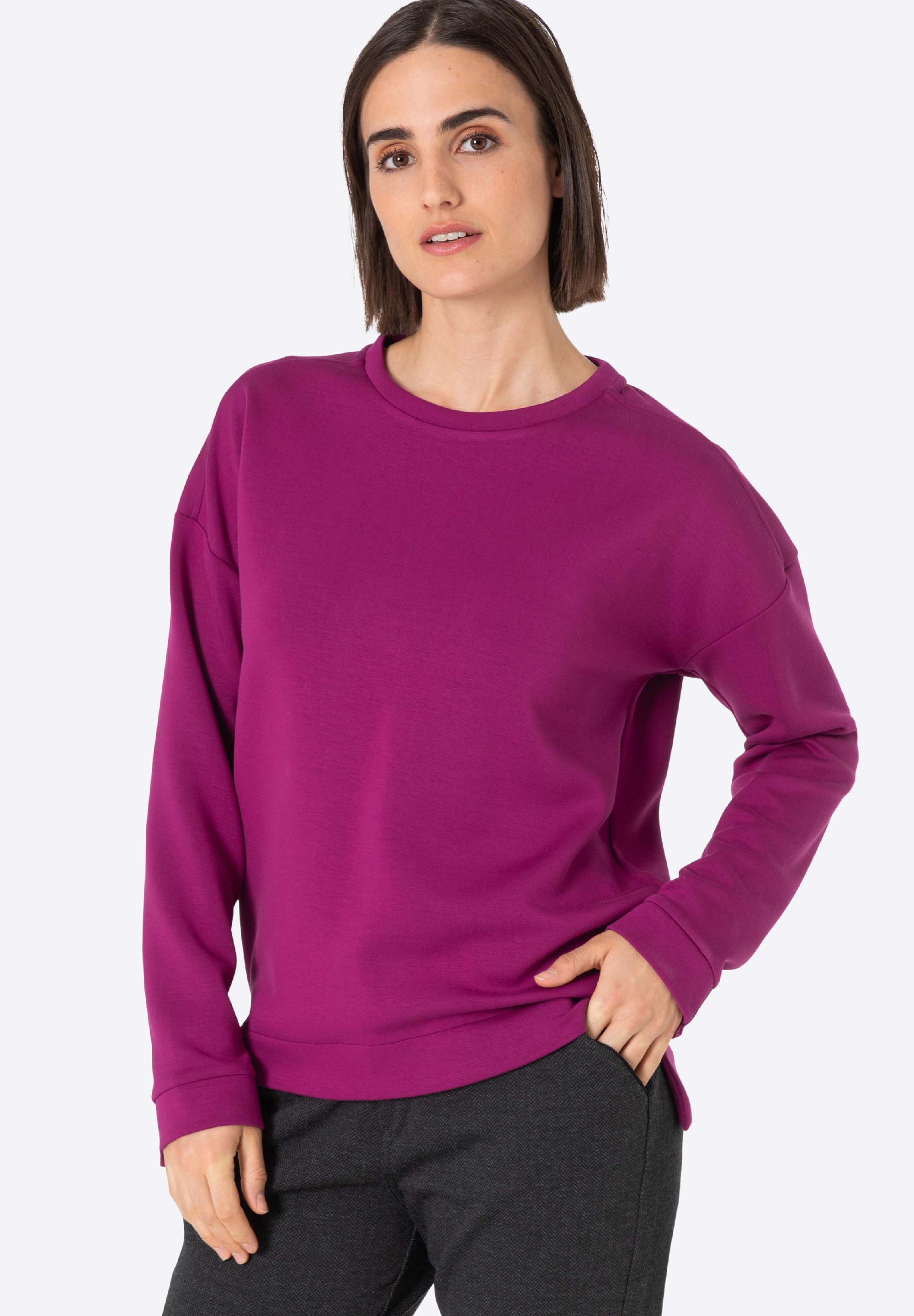 Boat-Neck Sweatshirt