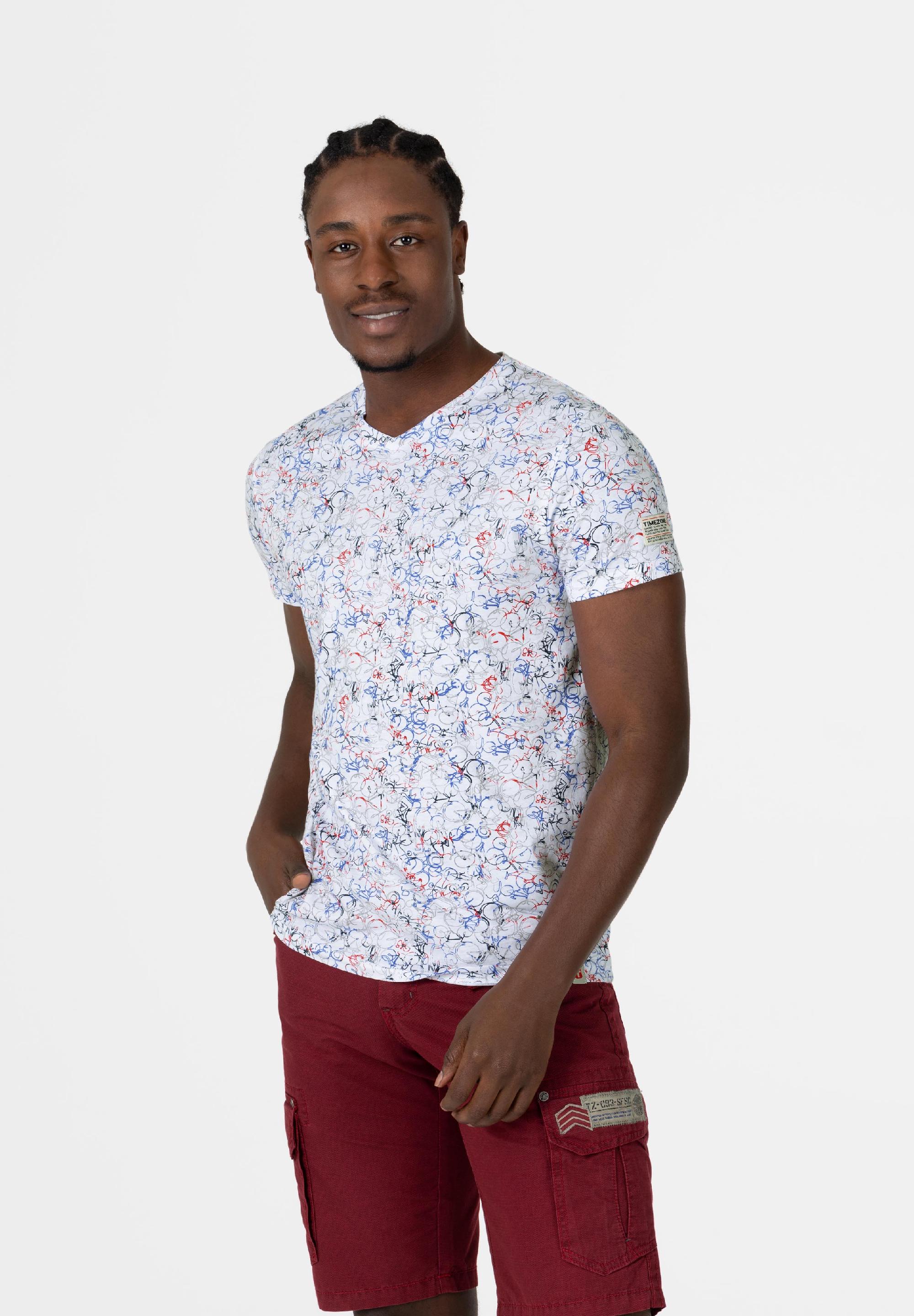 Printed V T-Shirt print