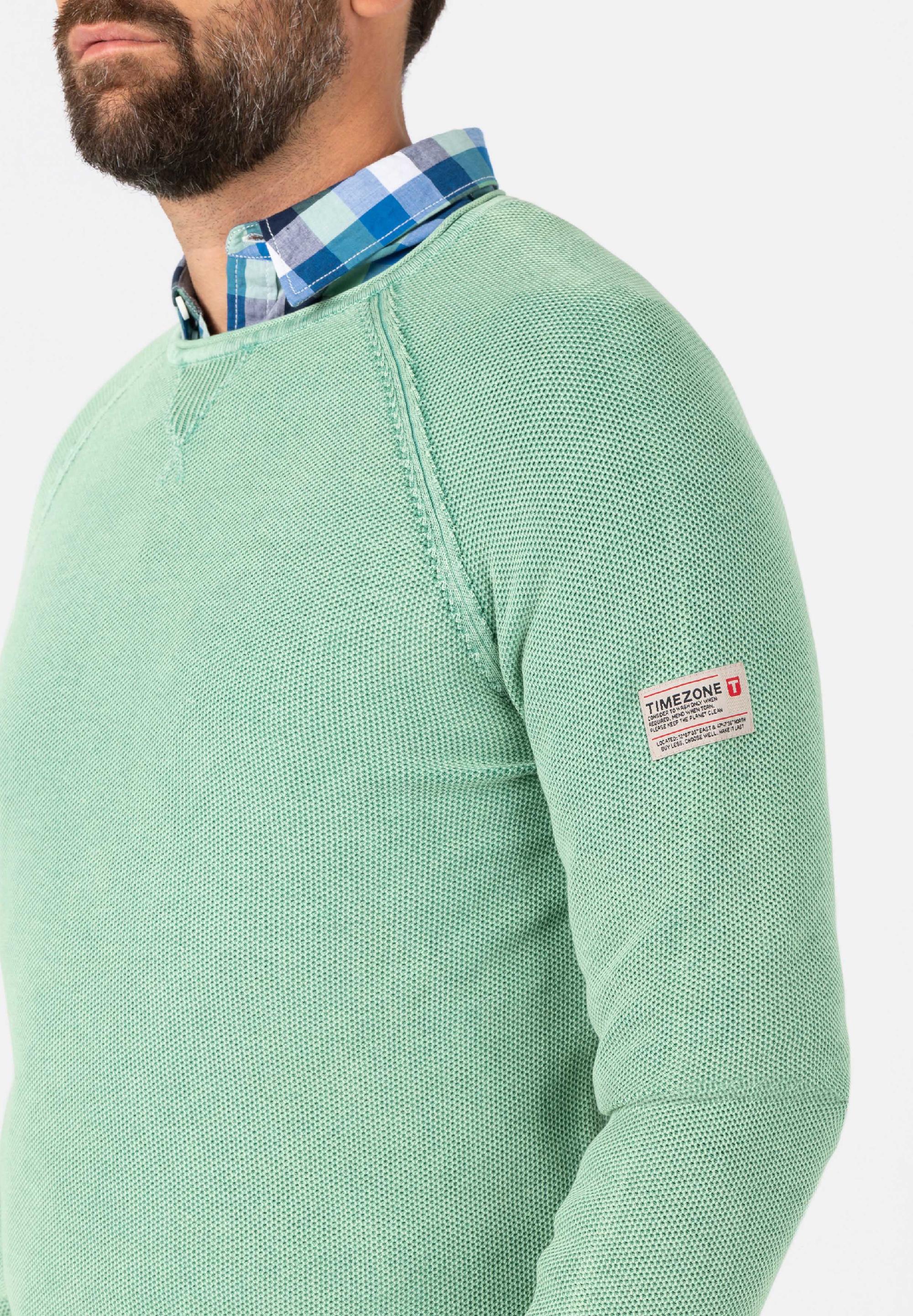 Spiral Knit Crewneck