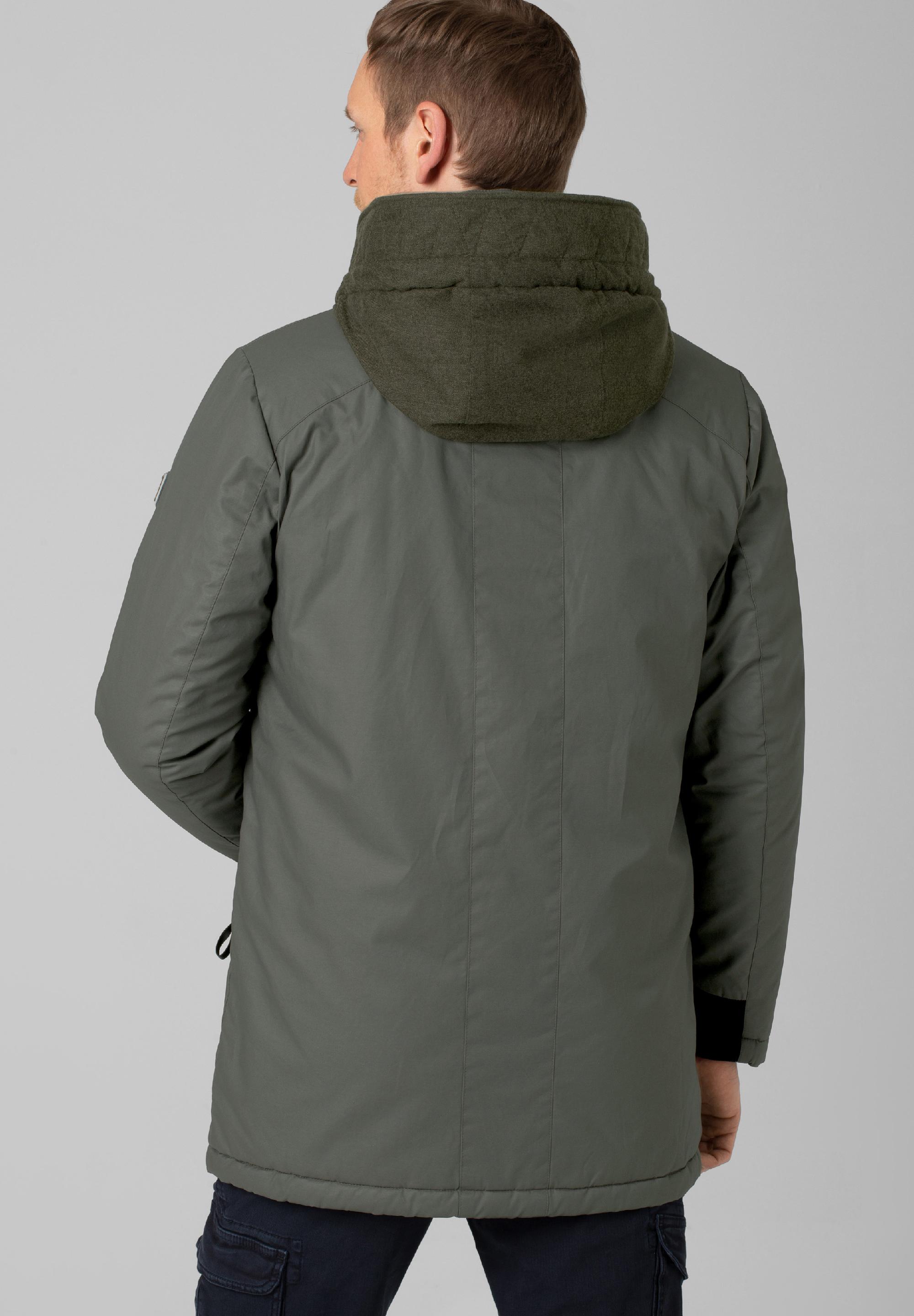 Attachable Hood Long Jacket 1