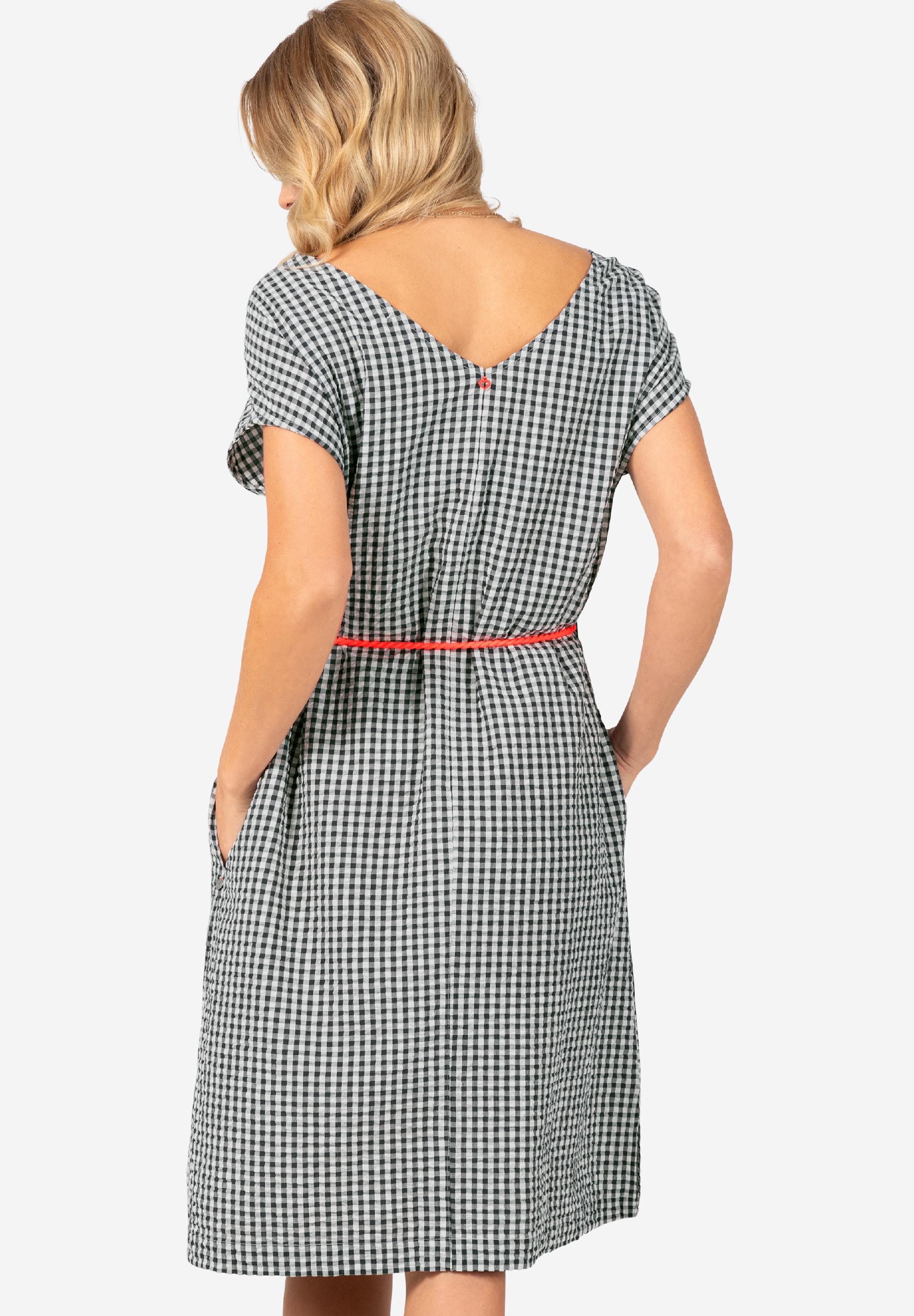 Vichy Pleat Dress