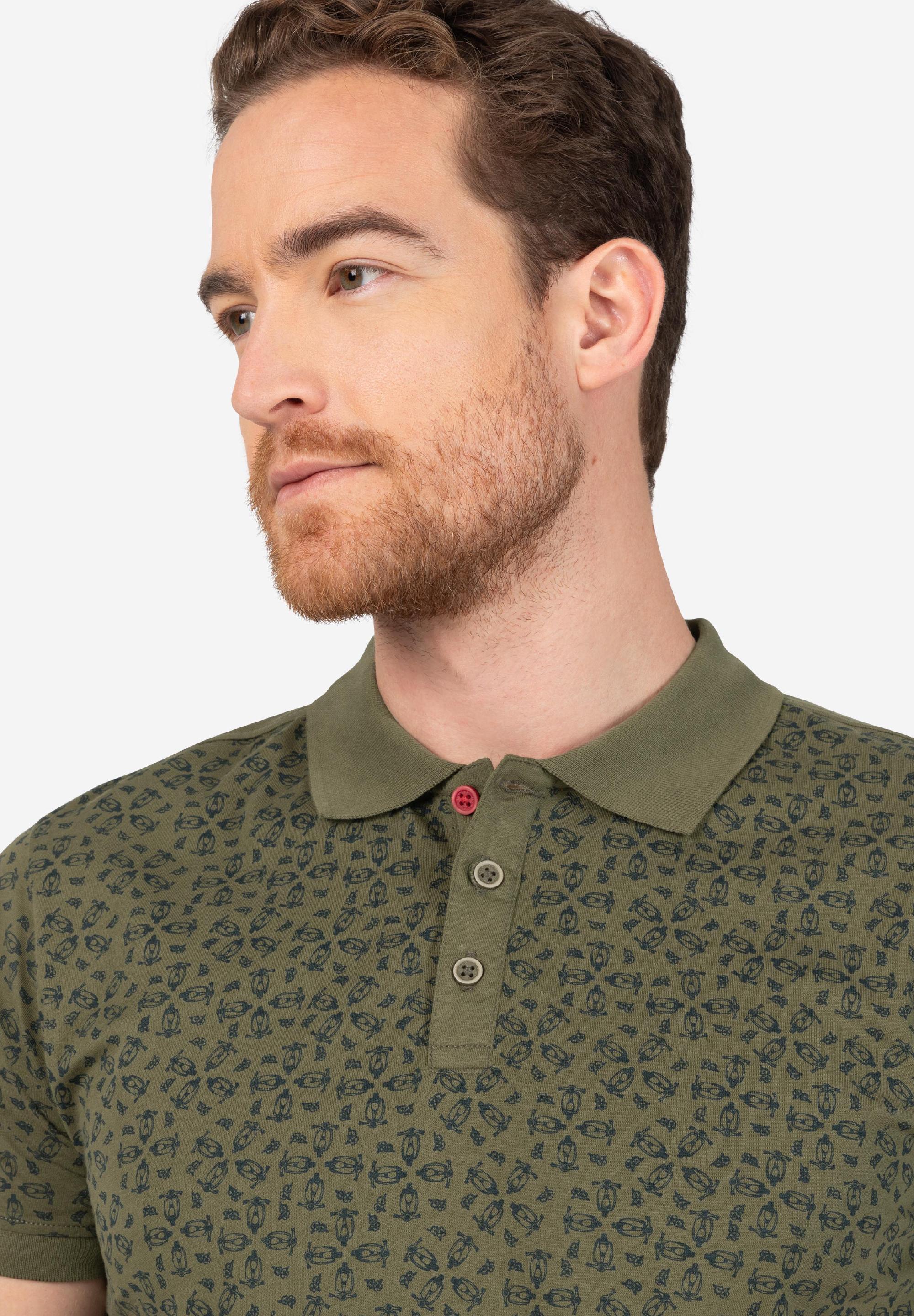 Printed Poloshirt