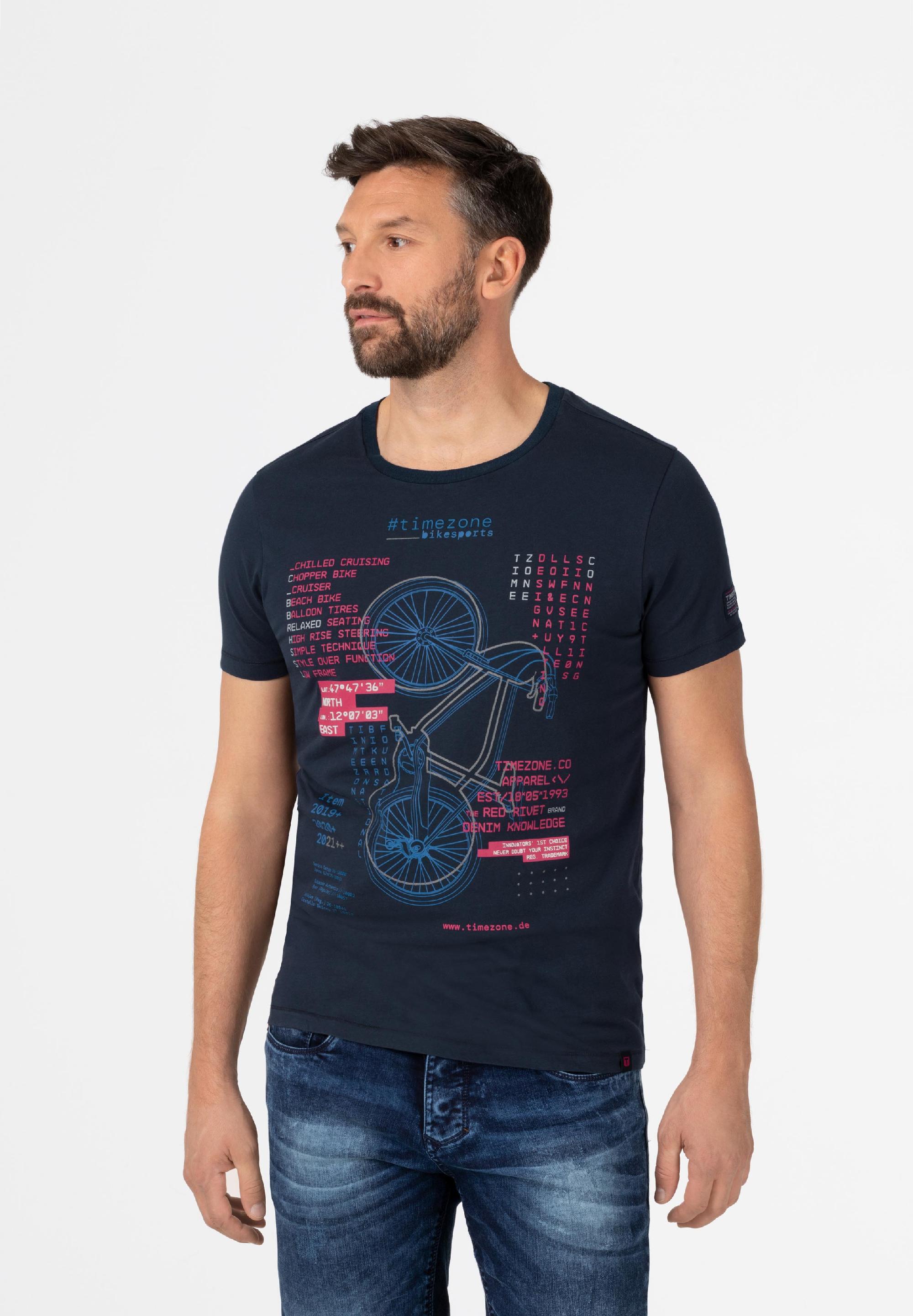 Reflected Bike T-Shirt print