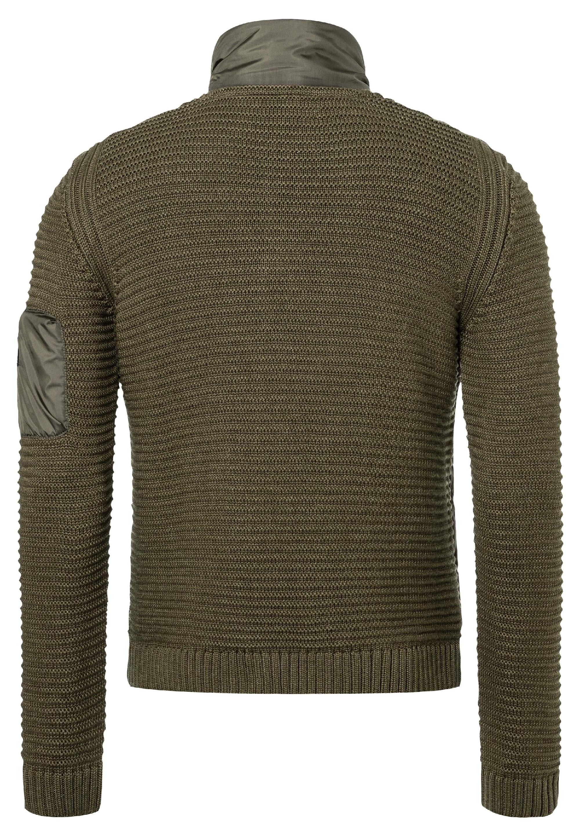 Padded Knit Jacket zipper