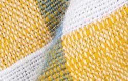 yellow blue check
