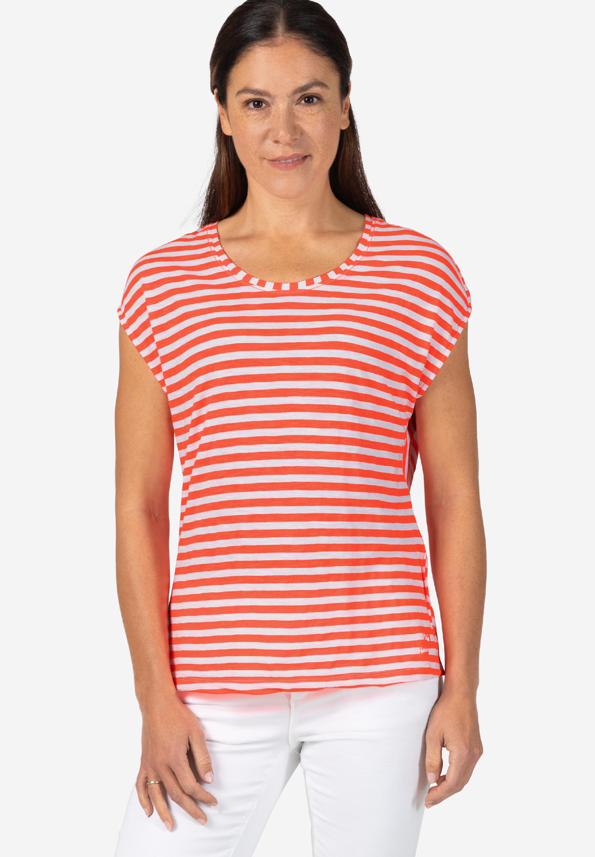 Striped Round Neck T-Shirt