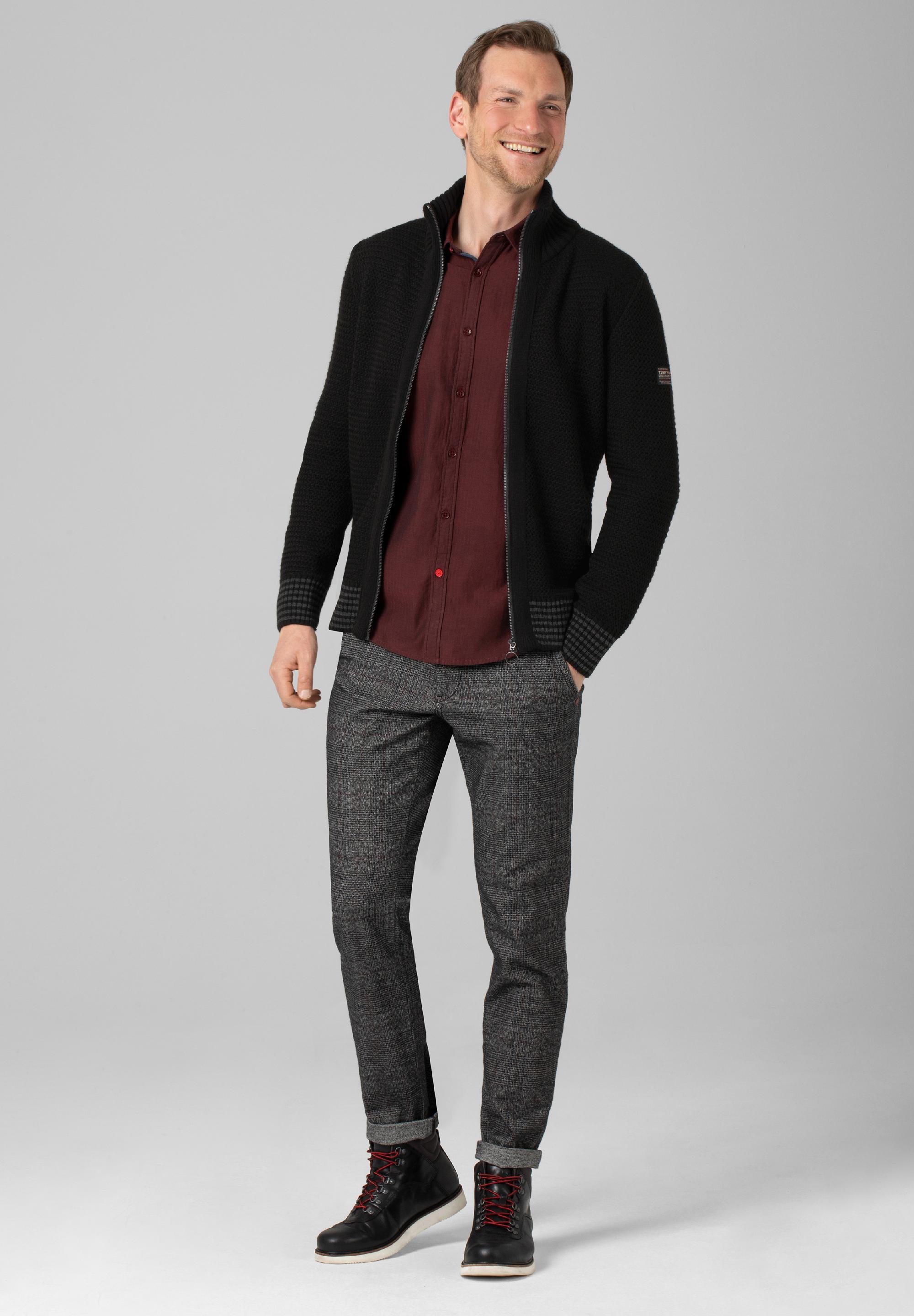 Basic Knit Jacket zipper