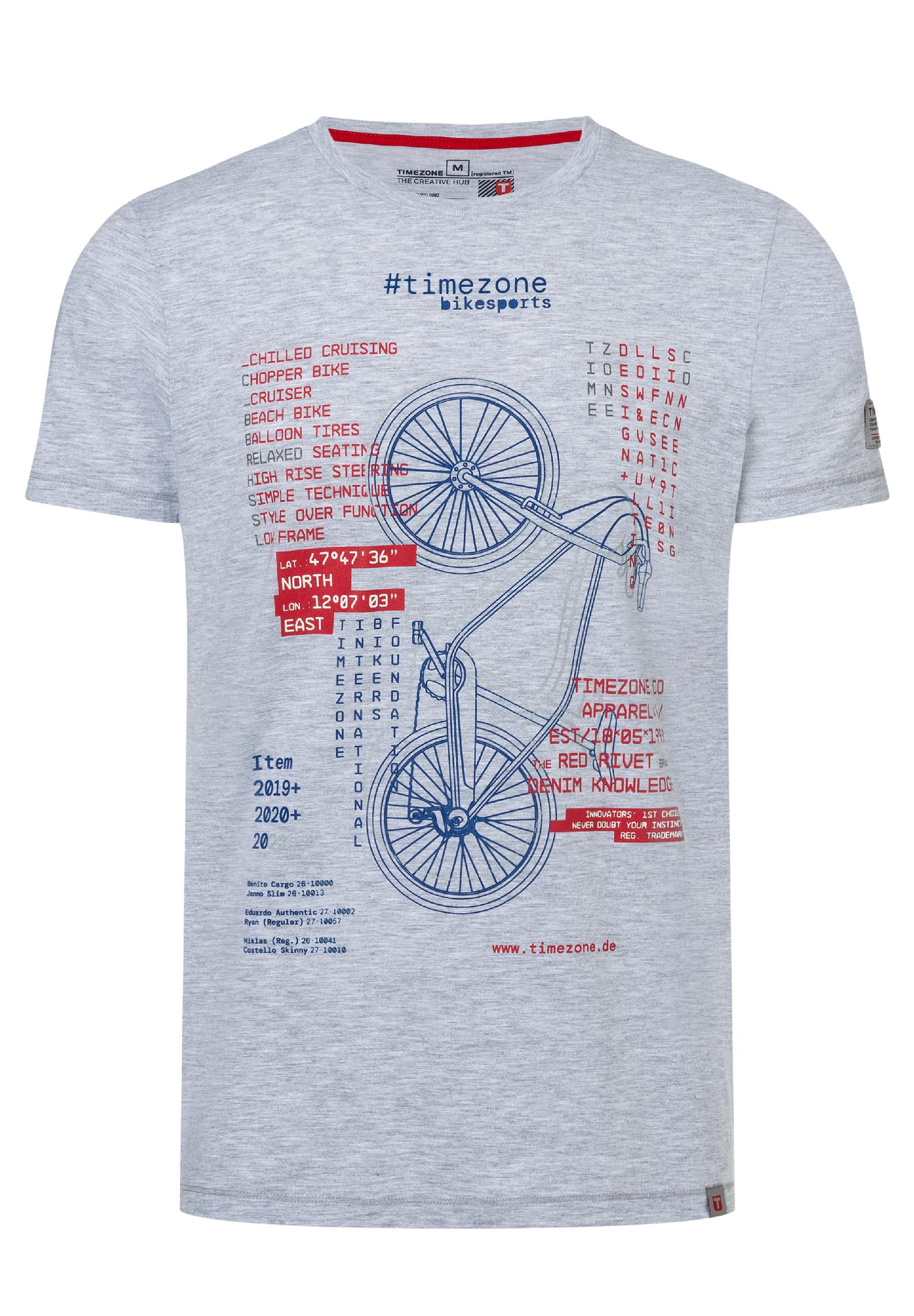 Reflected Bike T-Shirt print