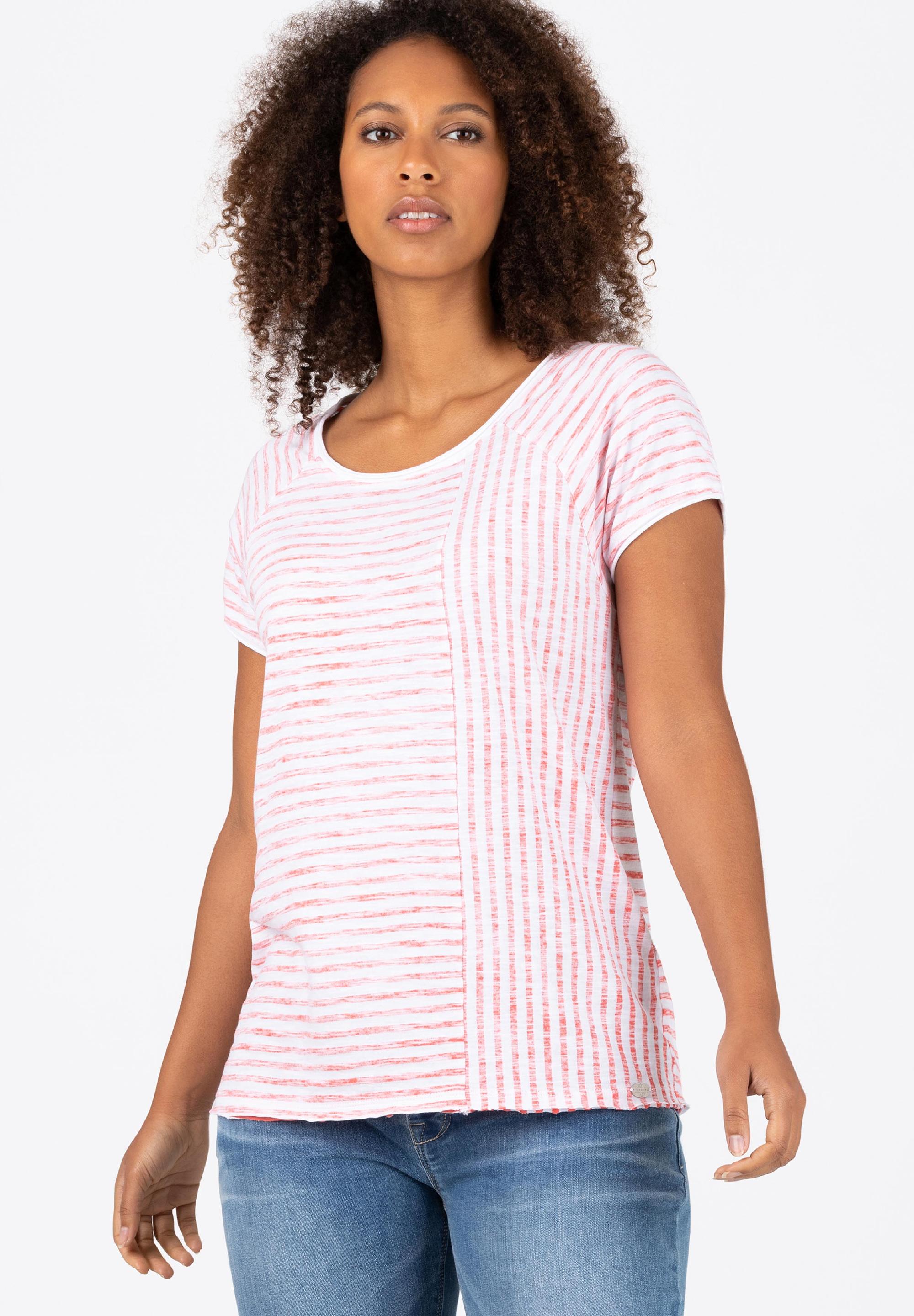 Striped Raglan T-Shirt print