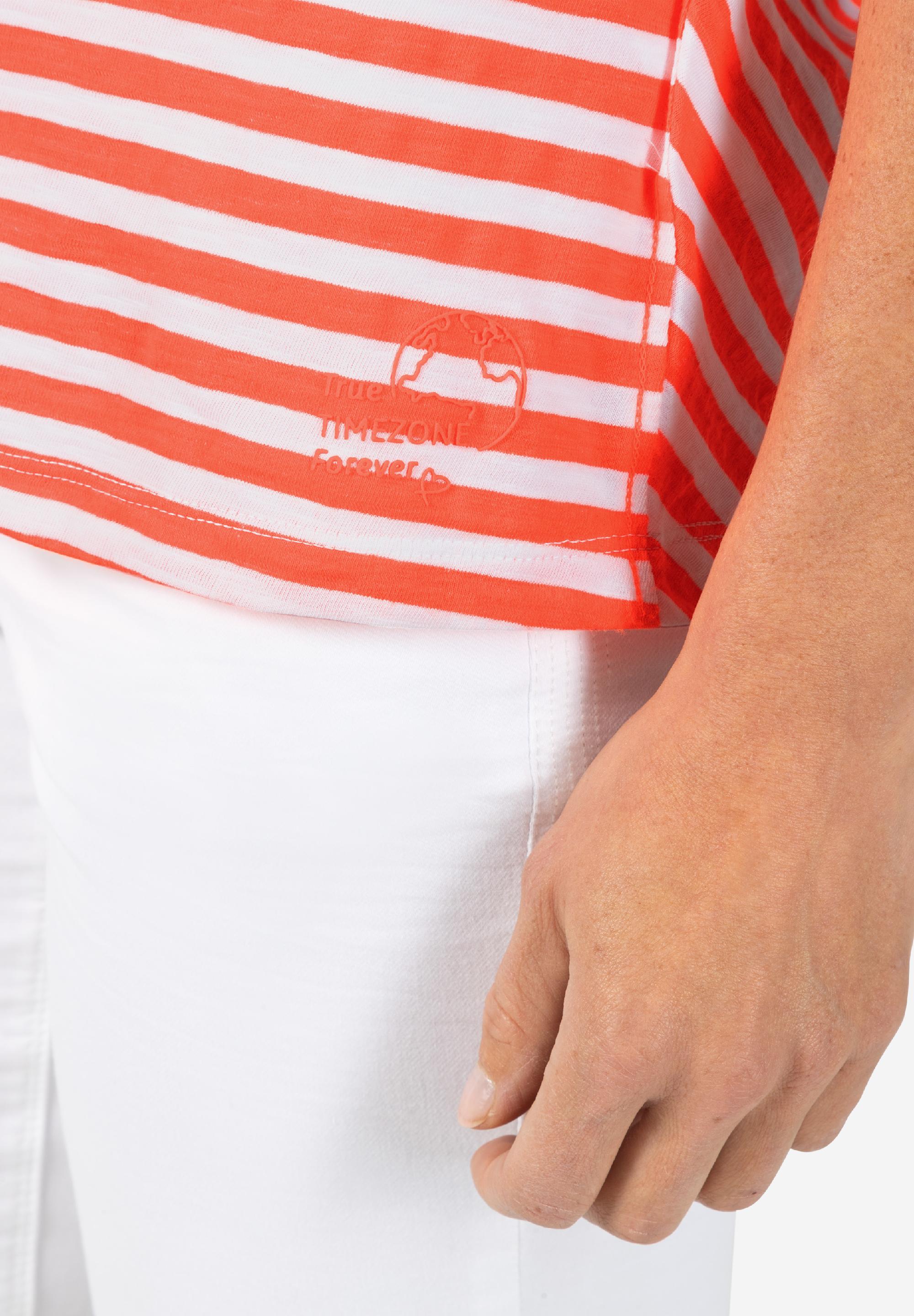 Striped Round Neck T-Shirt