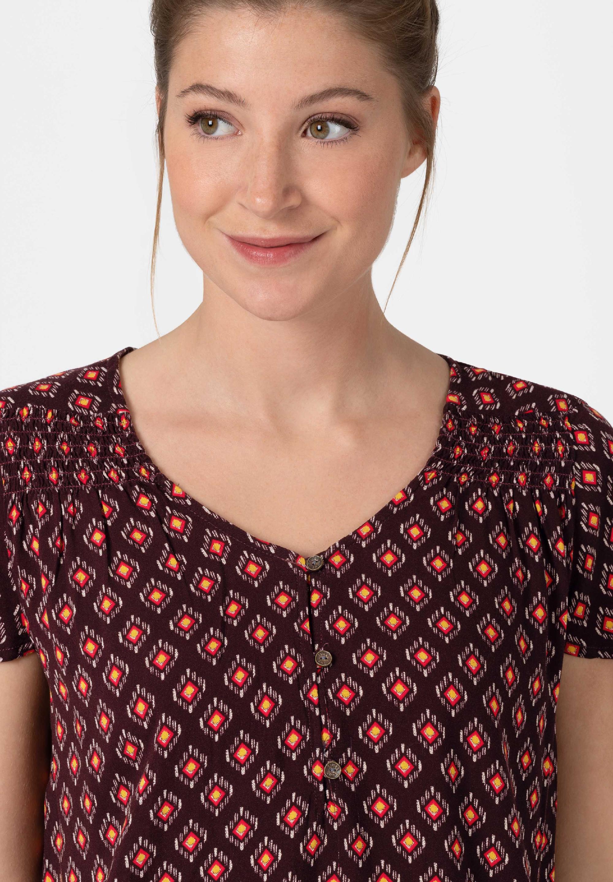 Printed Romantic Blouse print