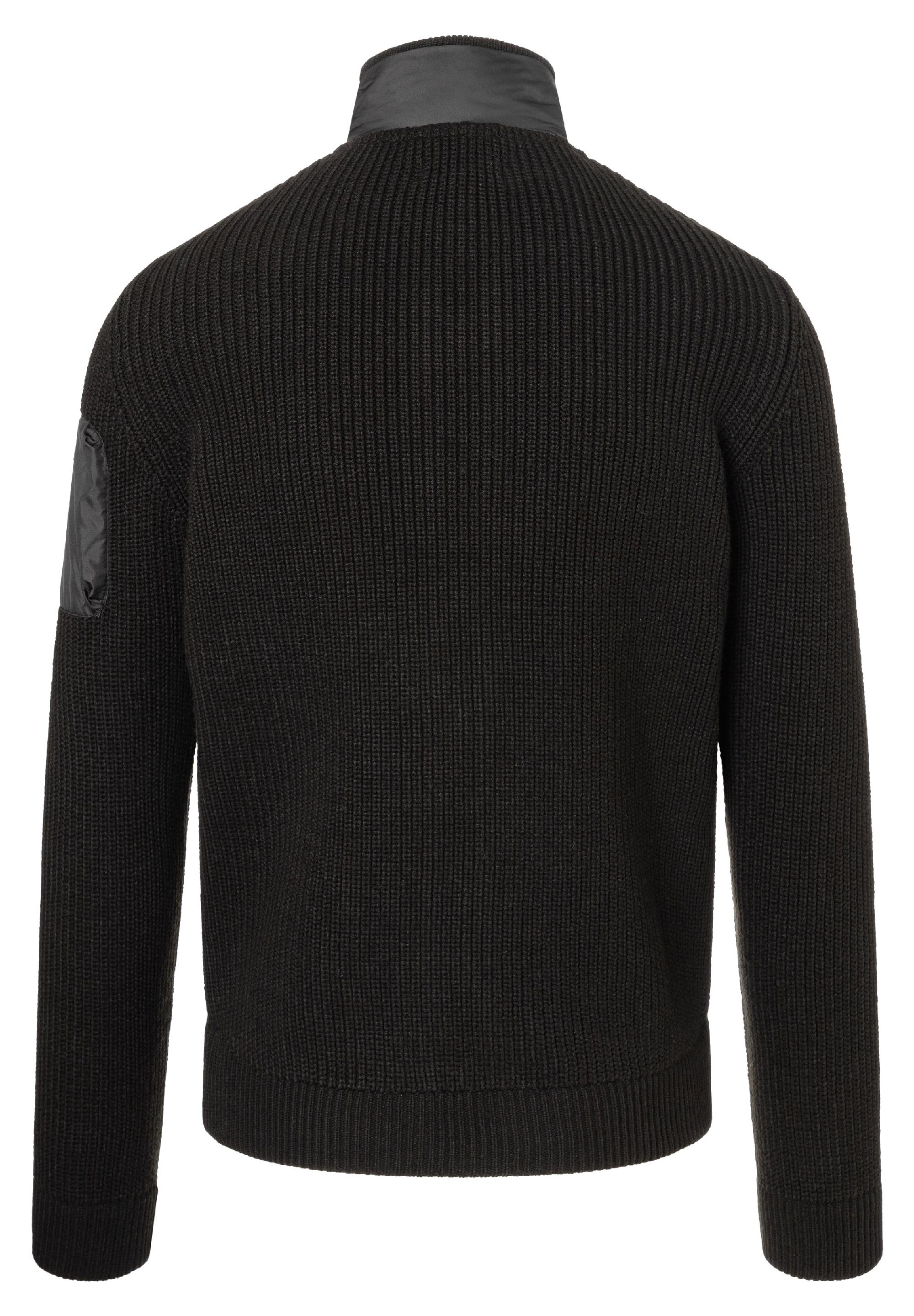 Padded Knit Jacket zipper