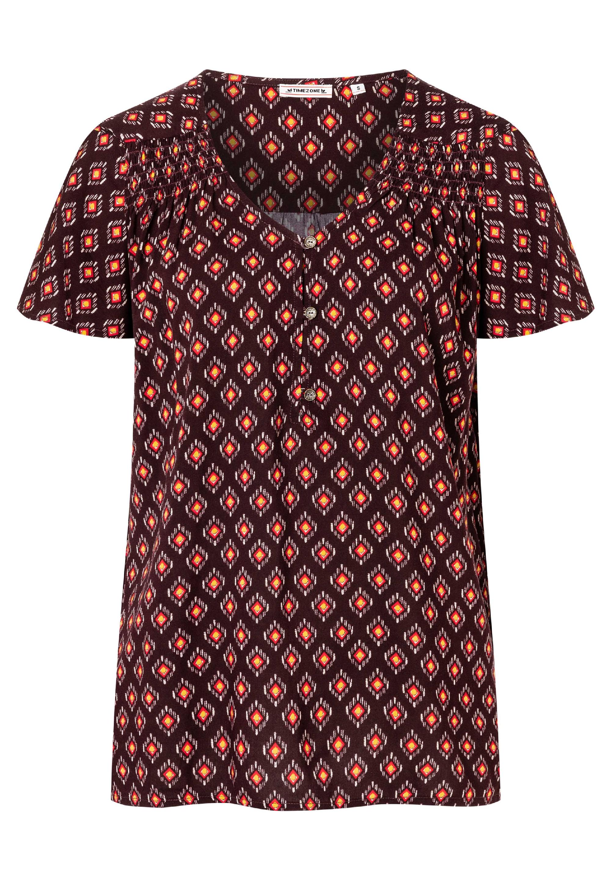 Printed Romantic Blouse print