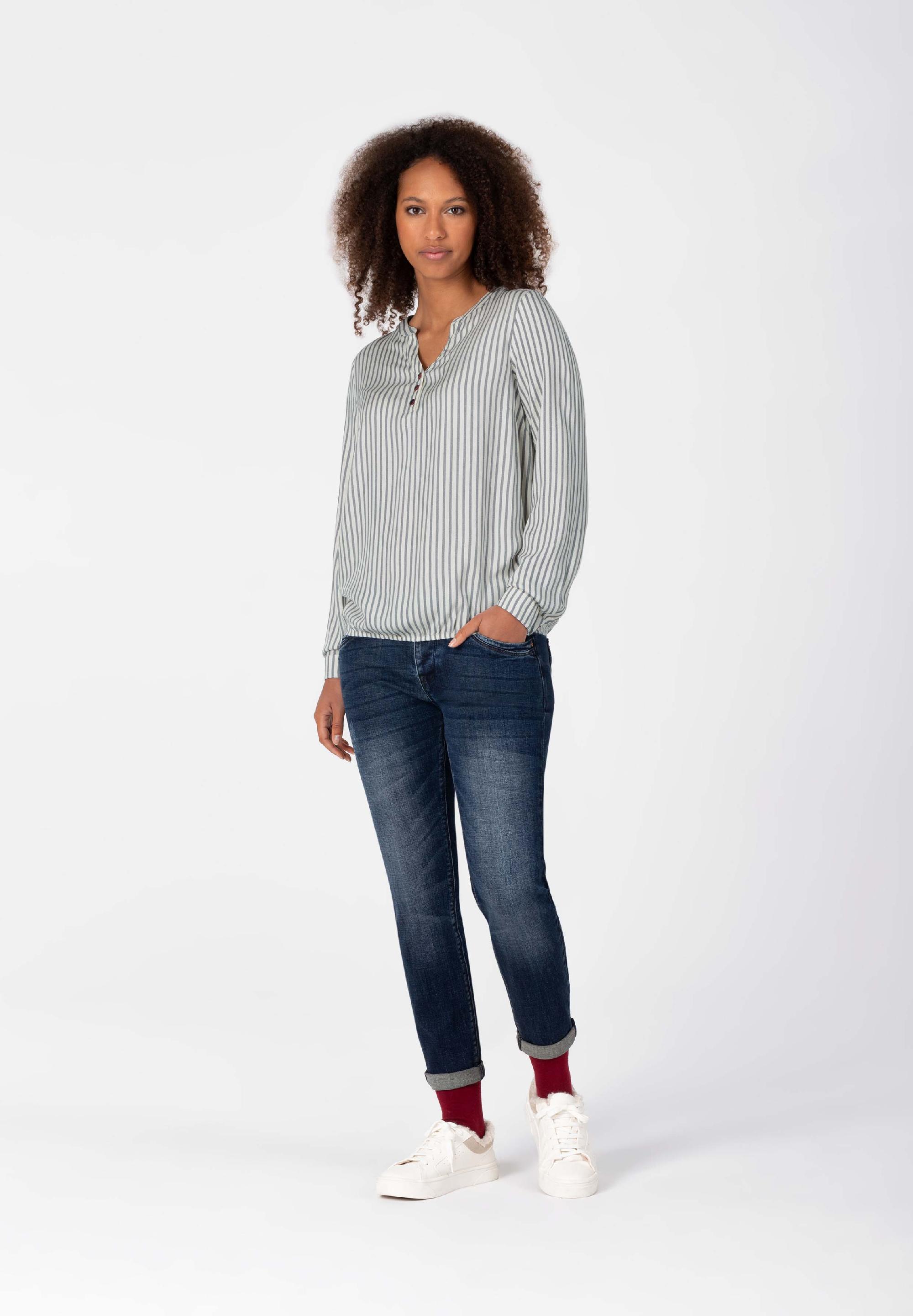 Henley Blouse print