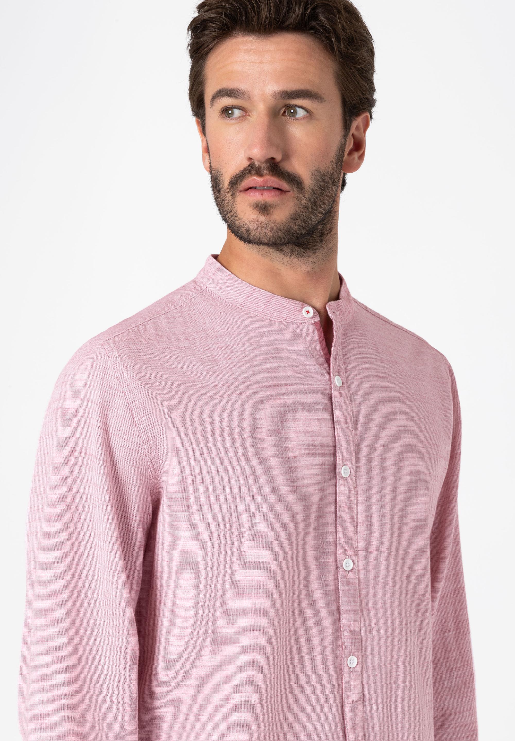 Stand-up-collar Shirt