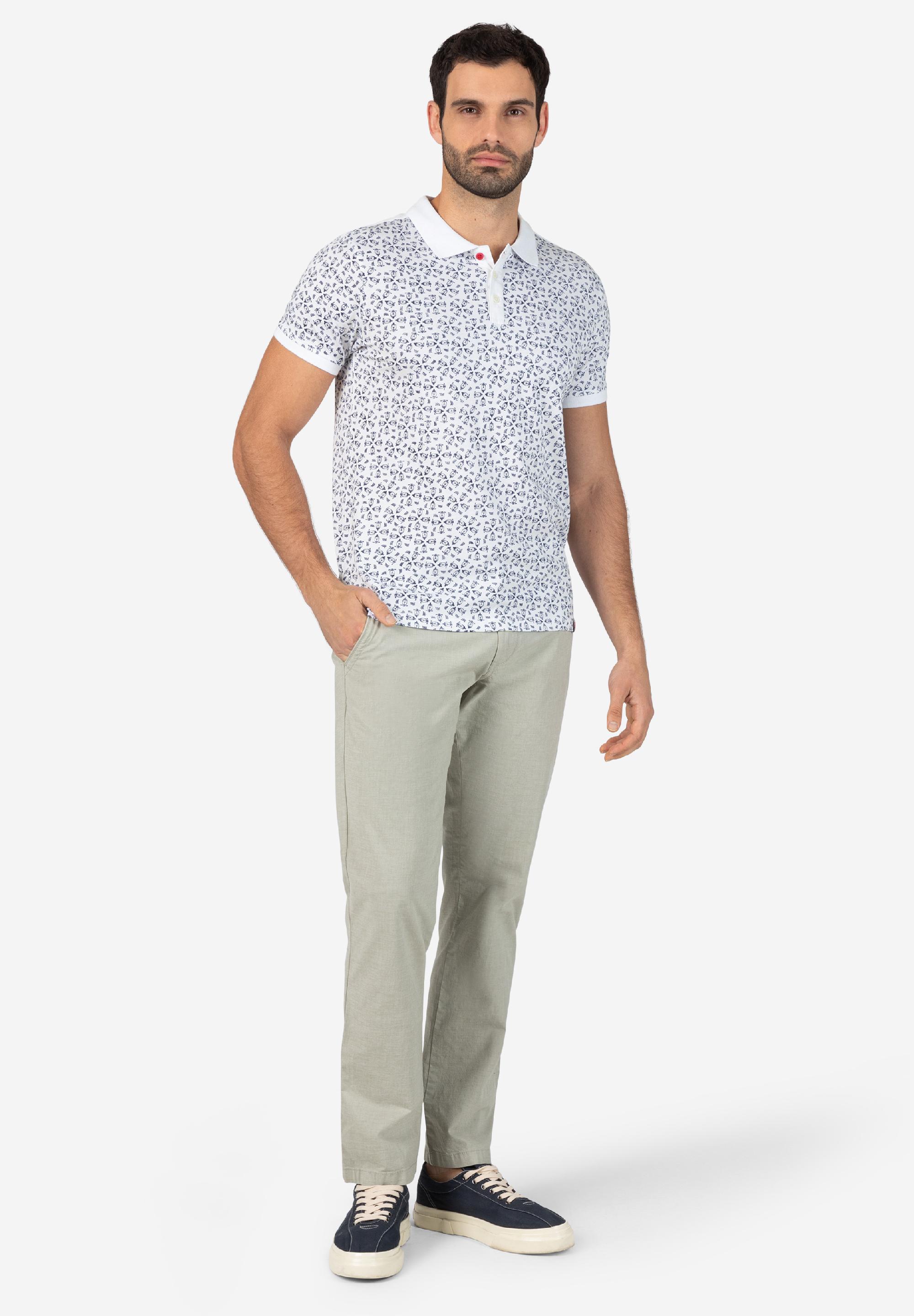 Printed Poloshirt