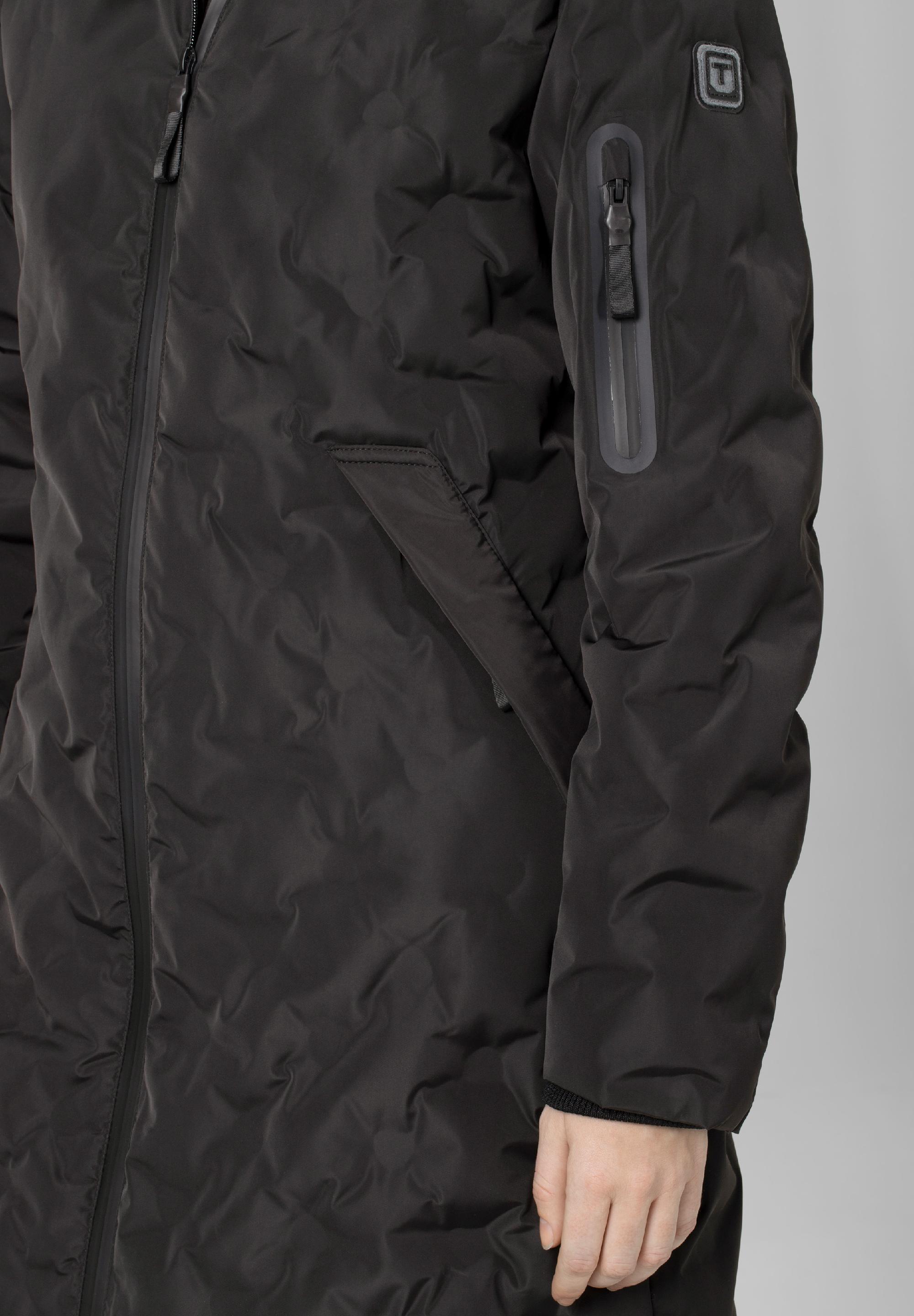 Long Bonded Coat zipper