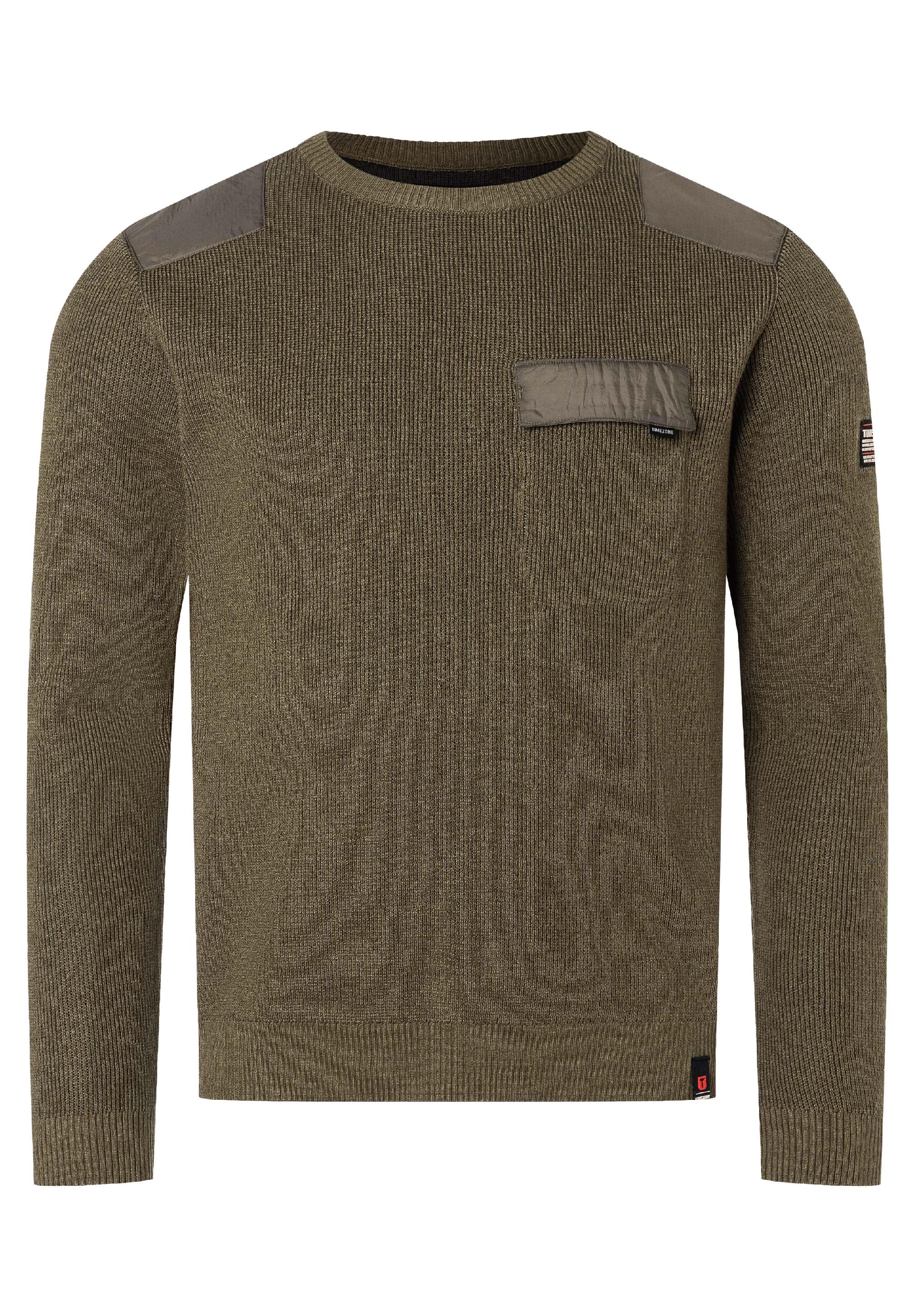 Fabricmix Crewneck Sweater