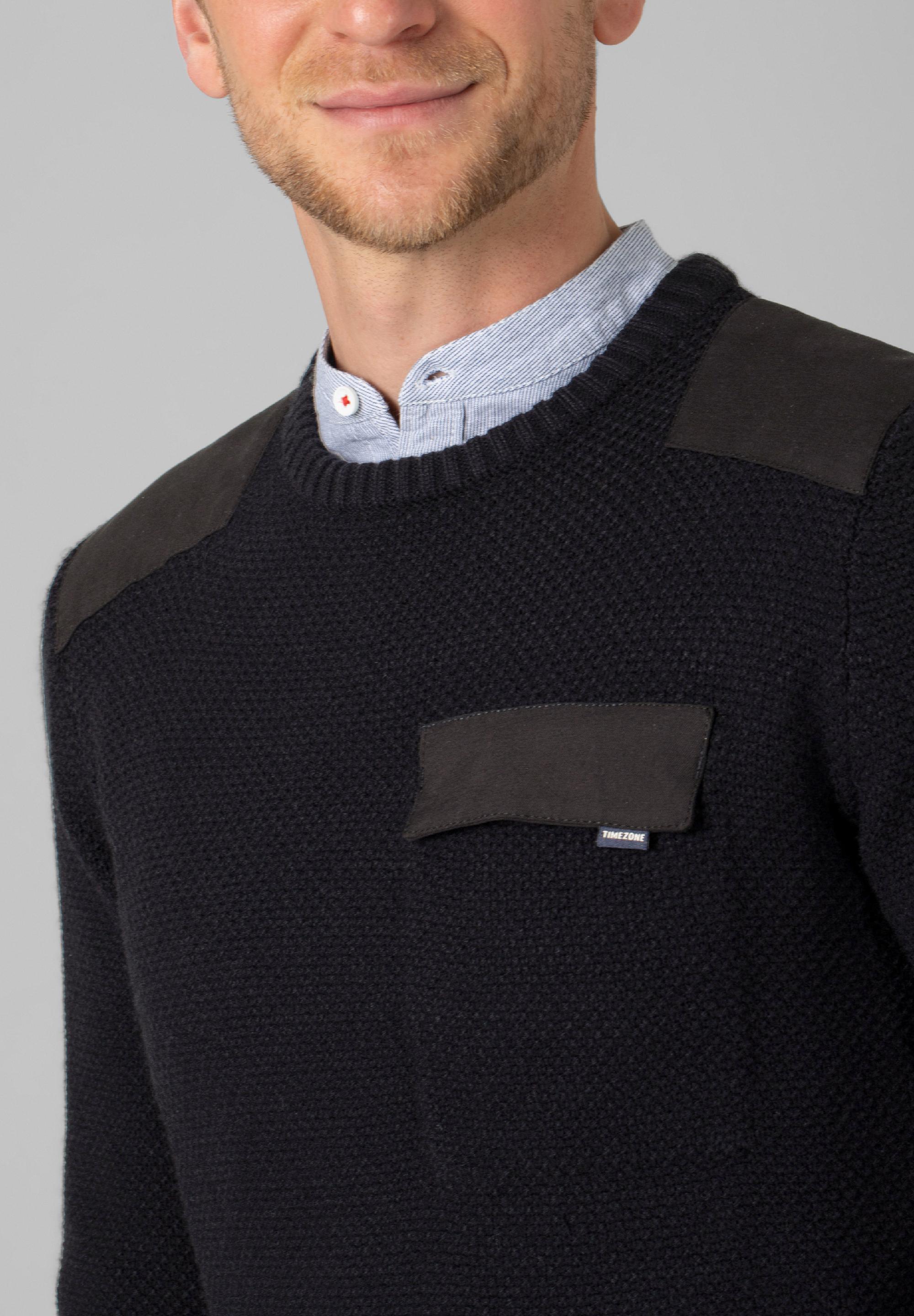 Fabricmix Crewneck Sweater