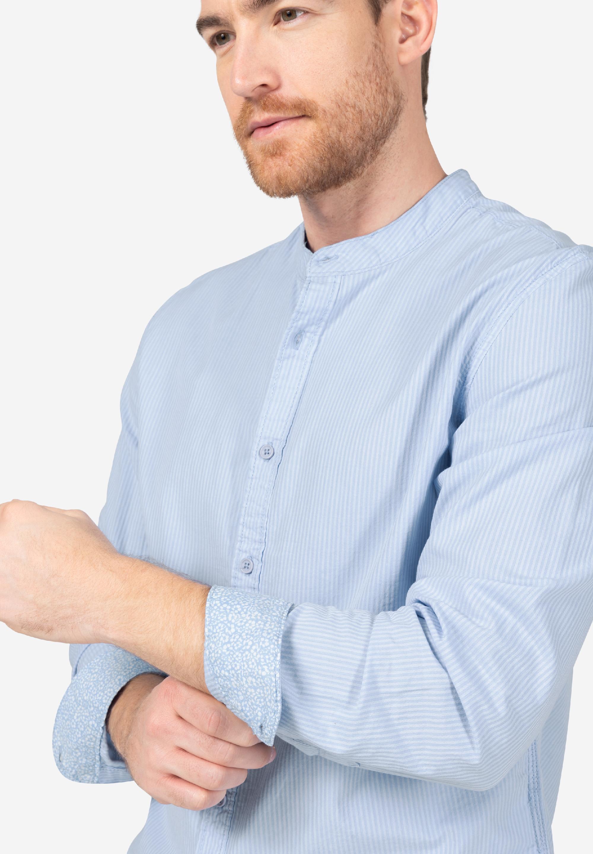 Stand-up-collar Shirt