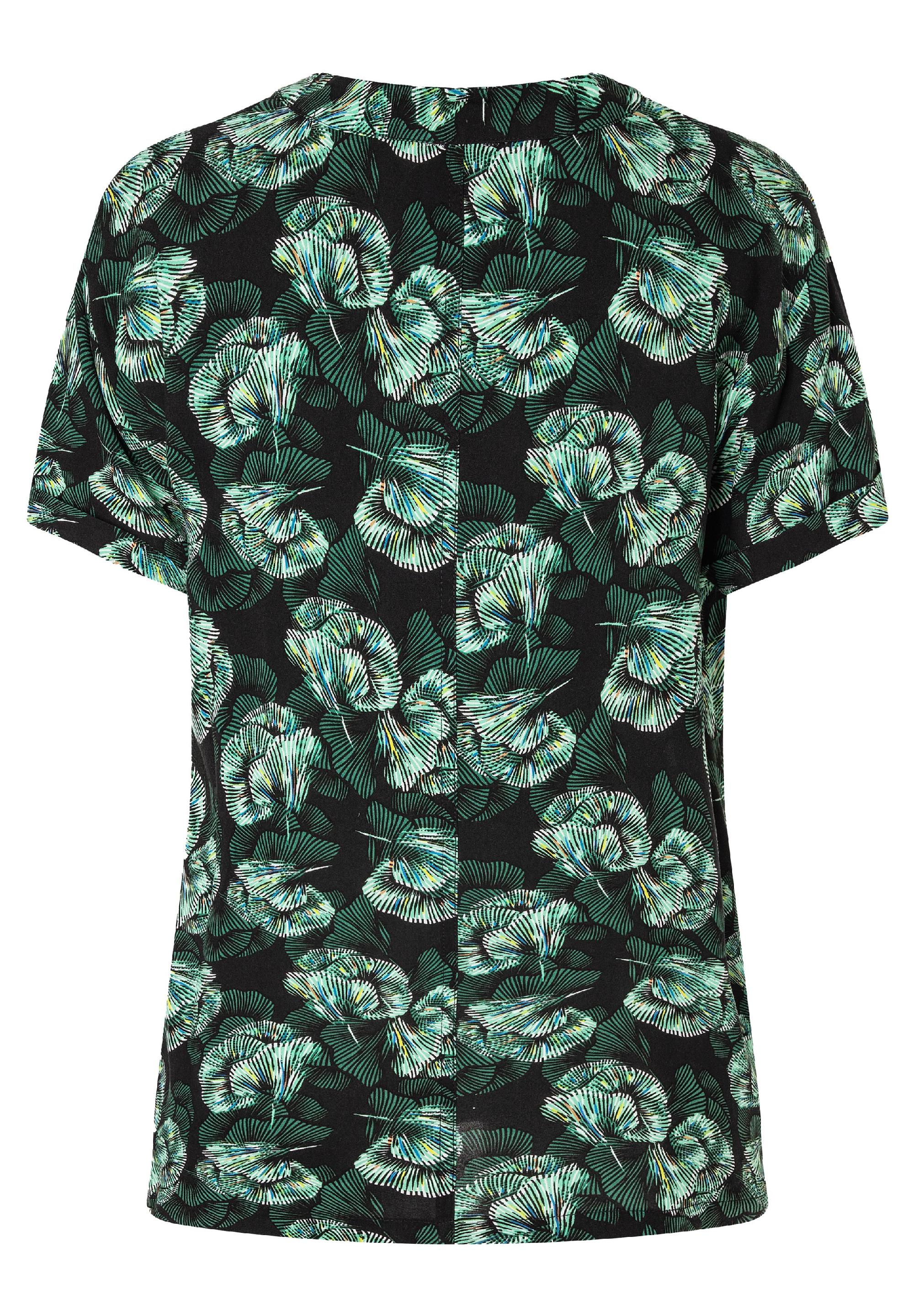 Printed Simple Blouse print