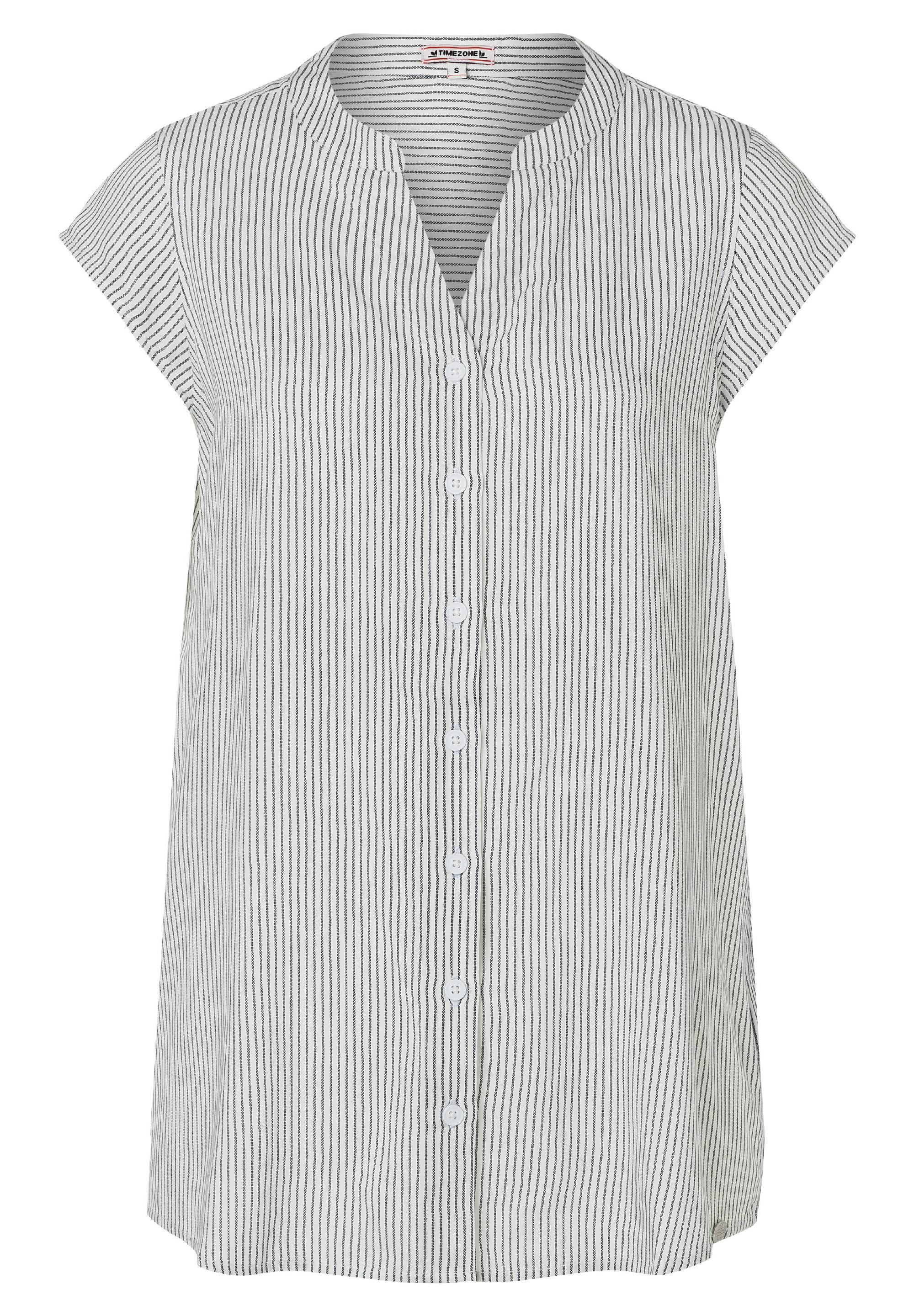 Striped Shortsleeve Blouse print