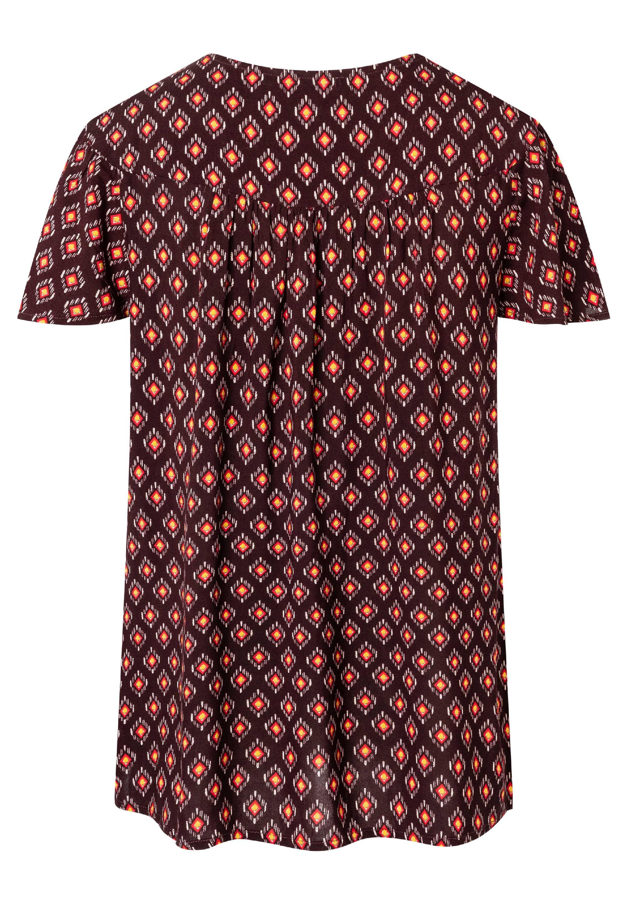 Printed Romantic Blouse print