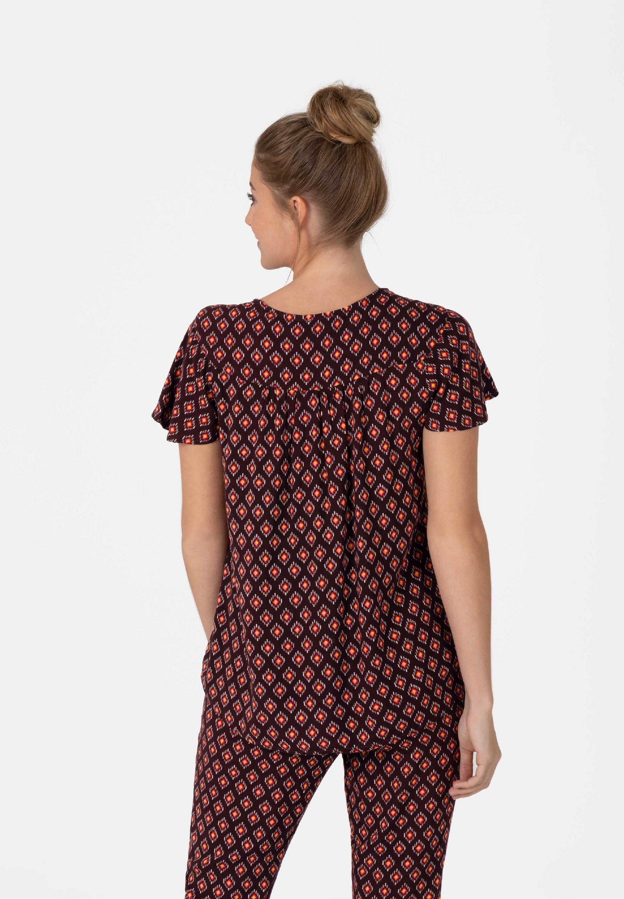 Printed Romantic Blouse print