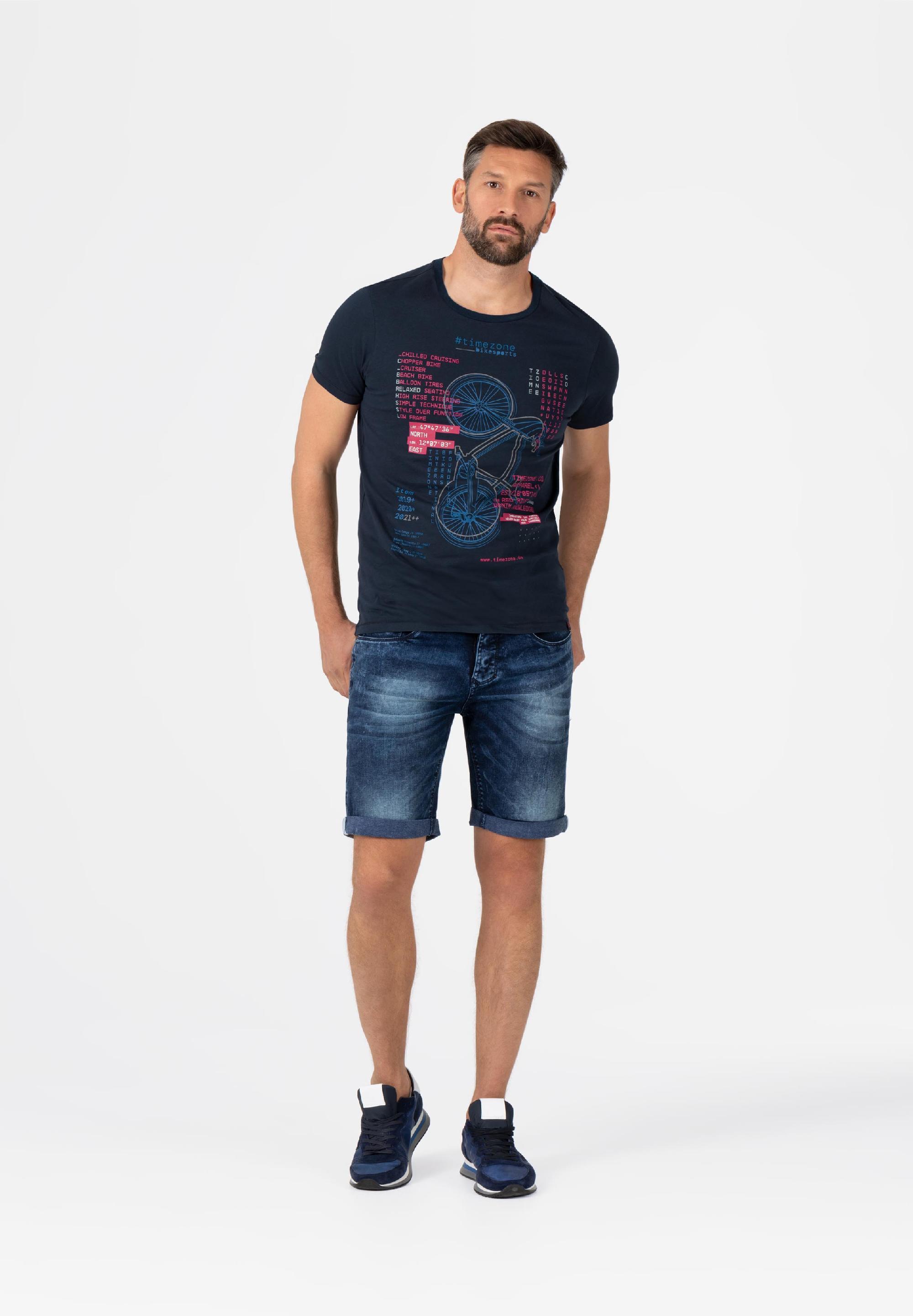 Reflected Bike T-Shirt print
