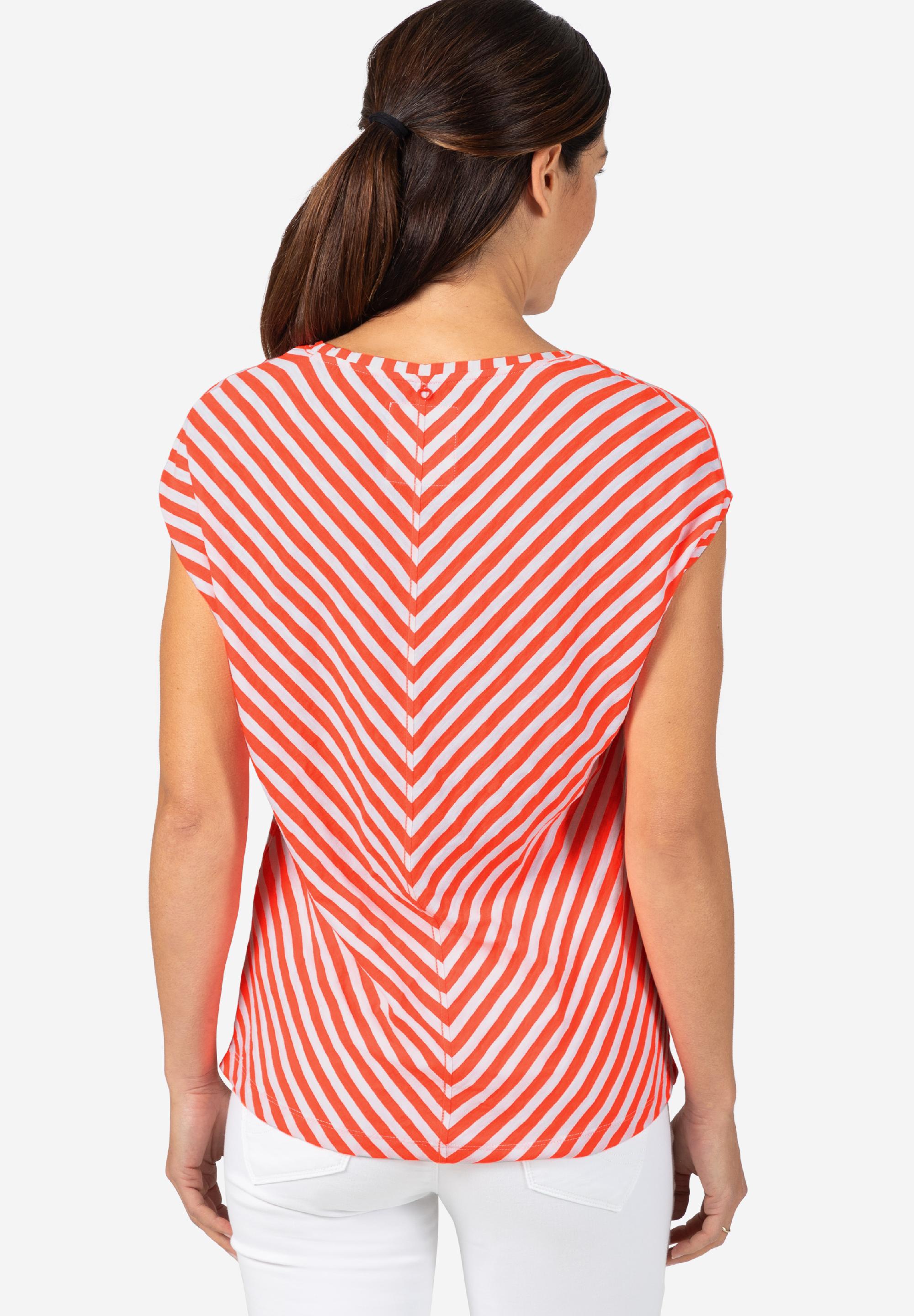 Striped Round Neck T-Shirt