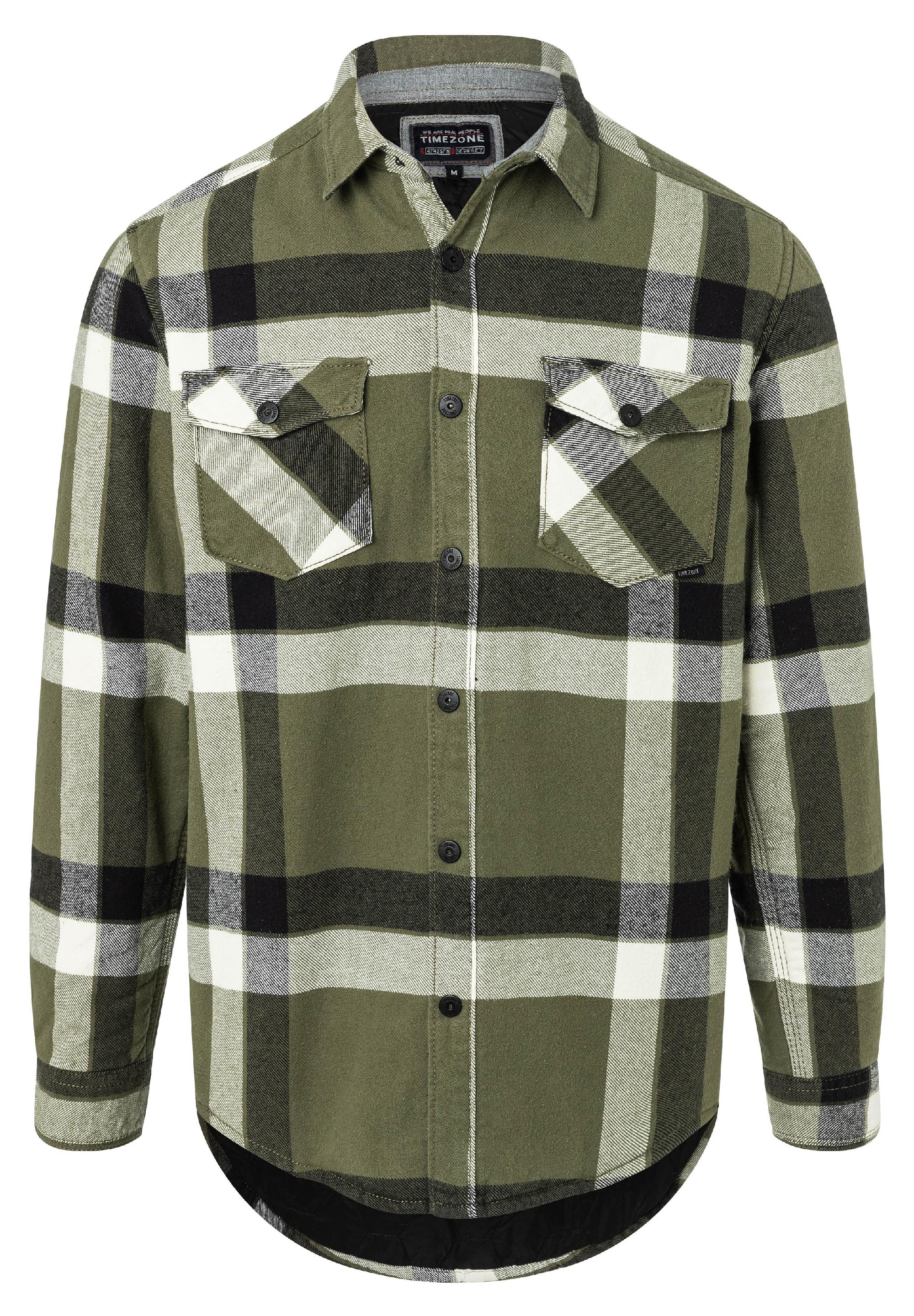 Padded Flannell Overshirt