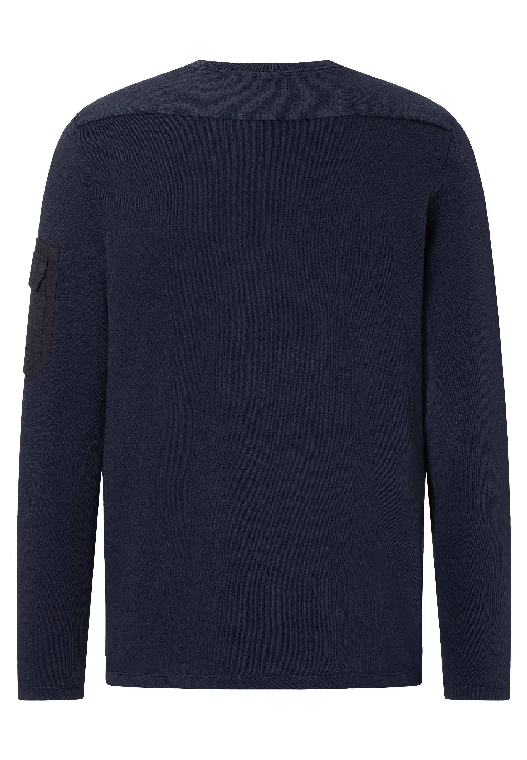 Fabric Mix Longsleeve Henley