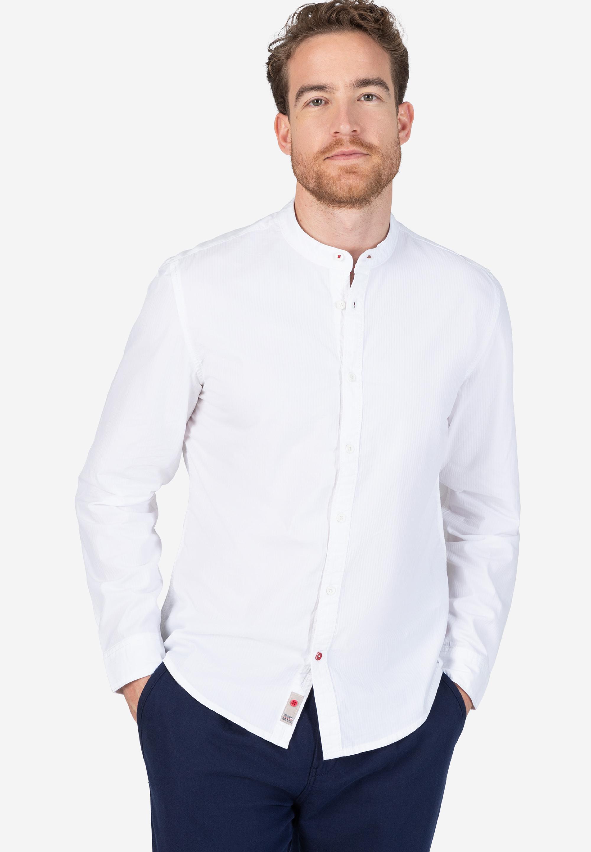 Stand-up-collar Shirt