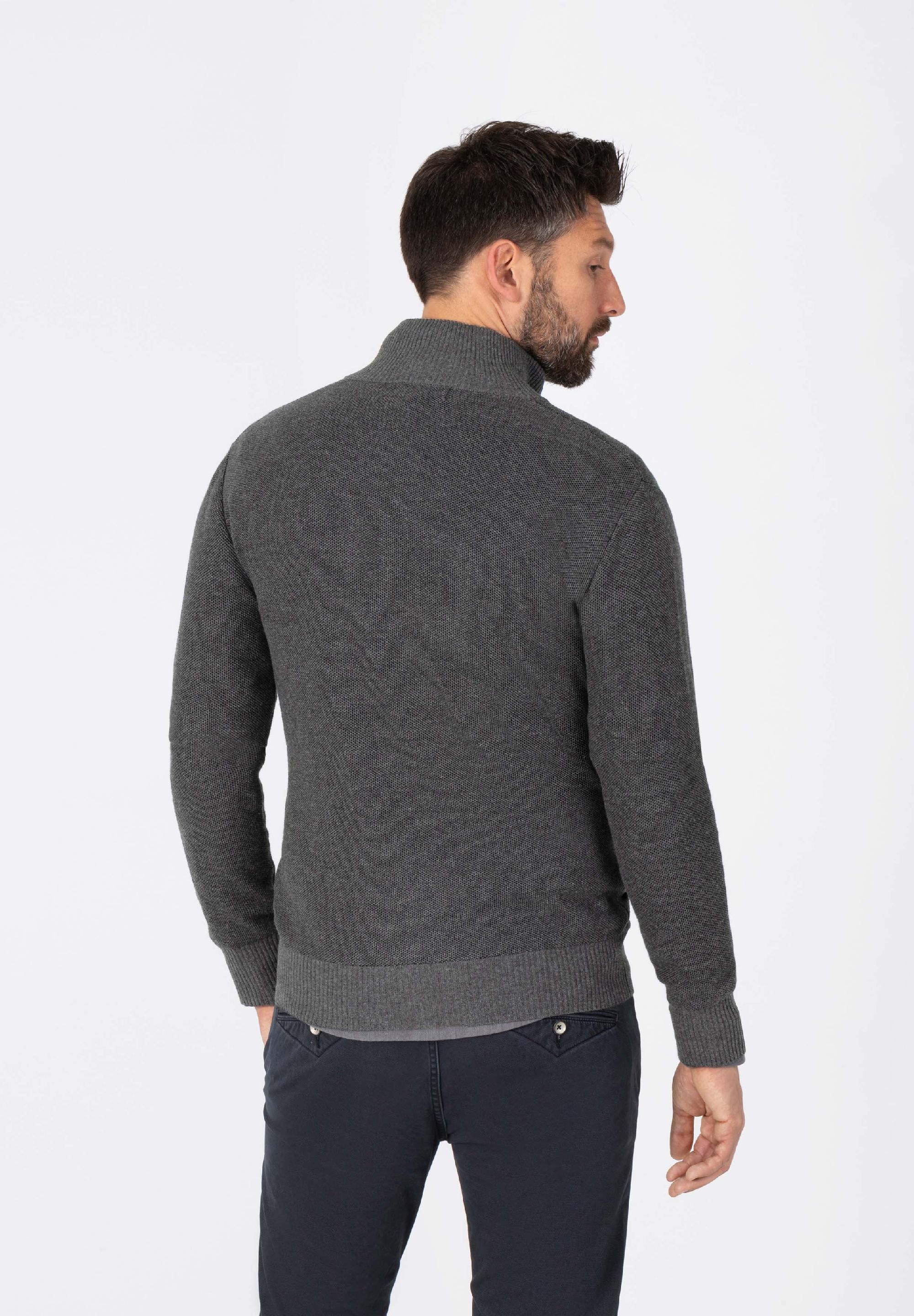 Basic Knit Jacket zipper