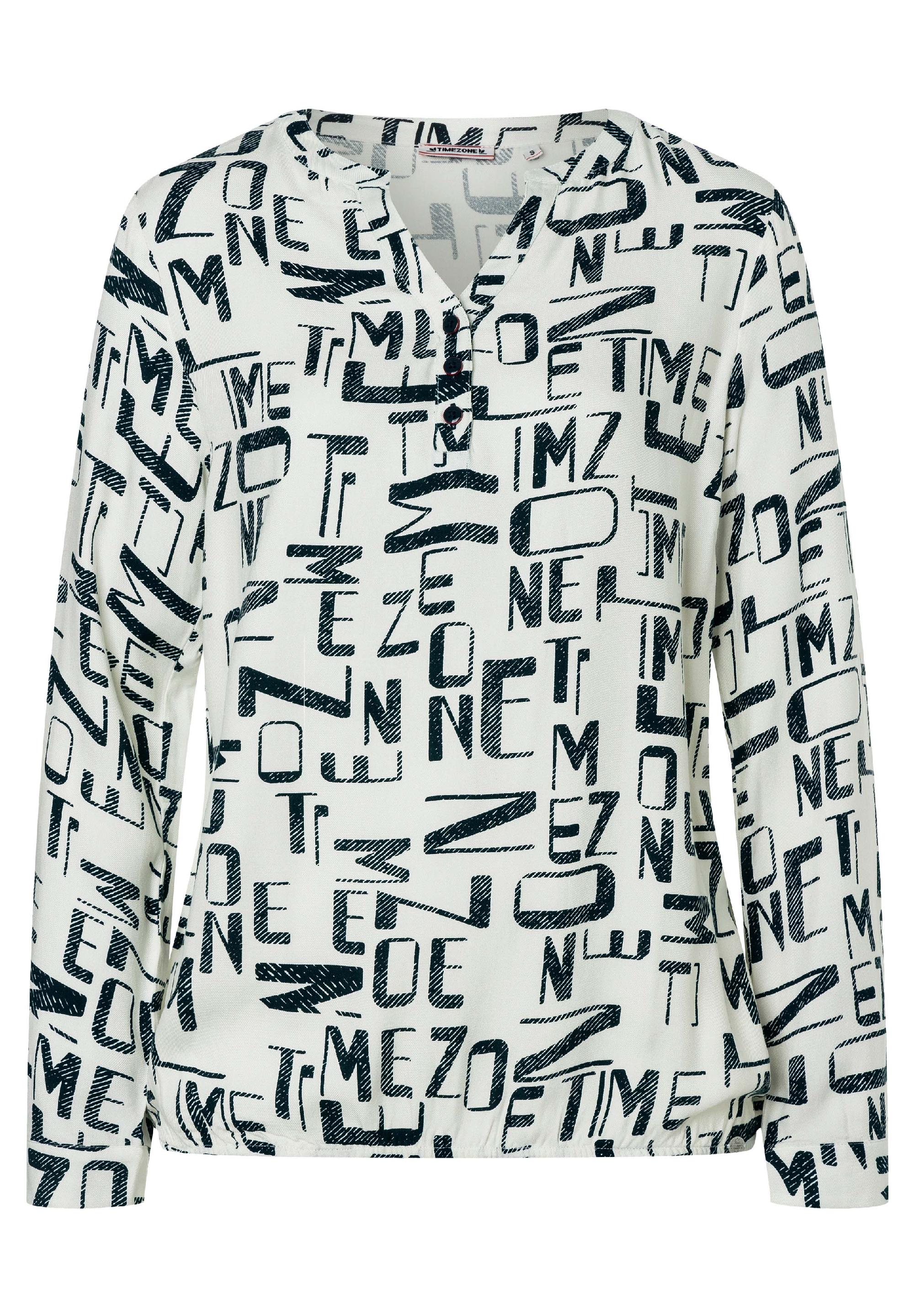 Henley Blouse print