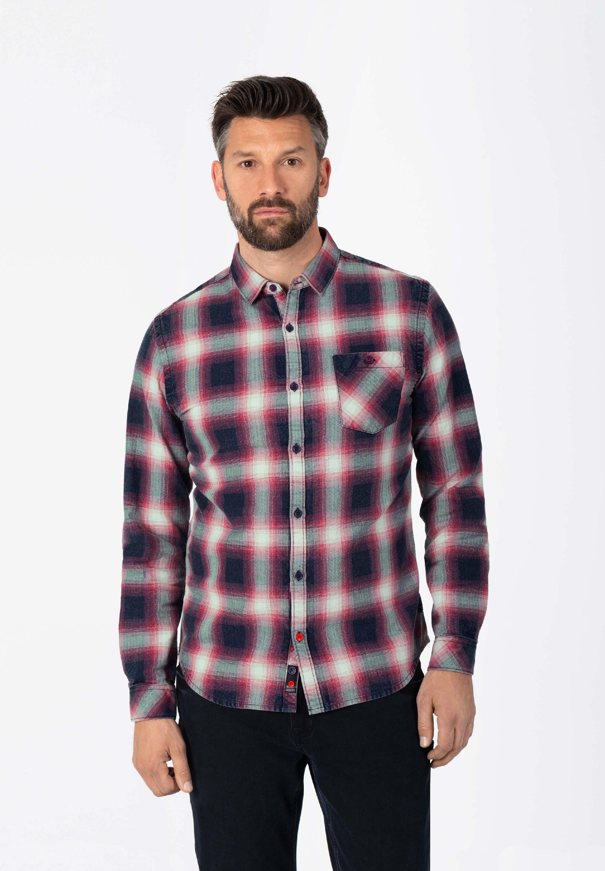 Effect Weave Check Shirt