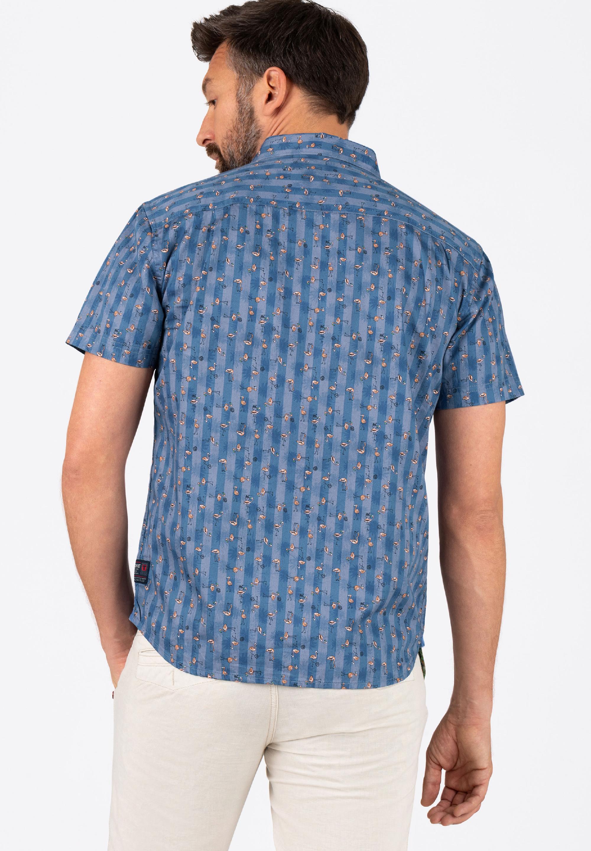 Printed Basic Shortsleeve Shirt print