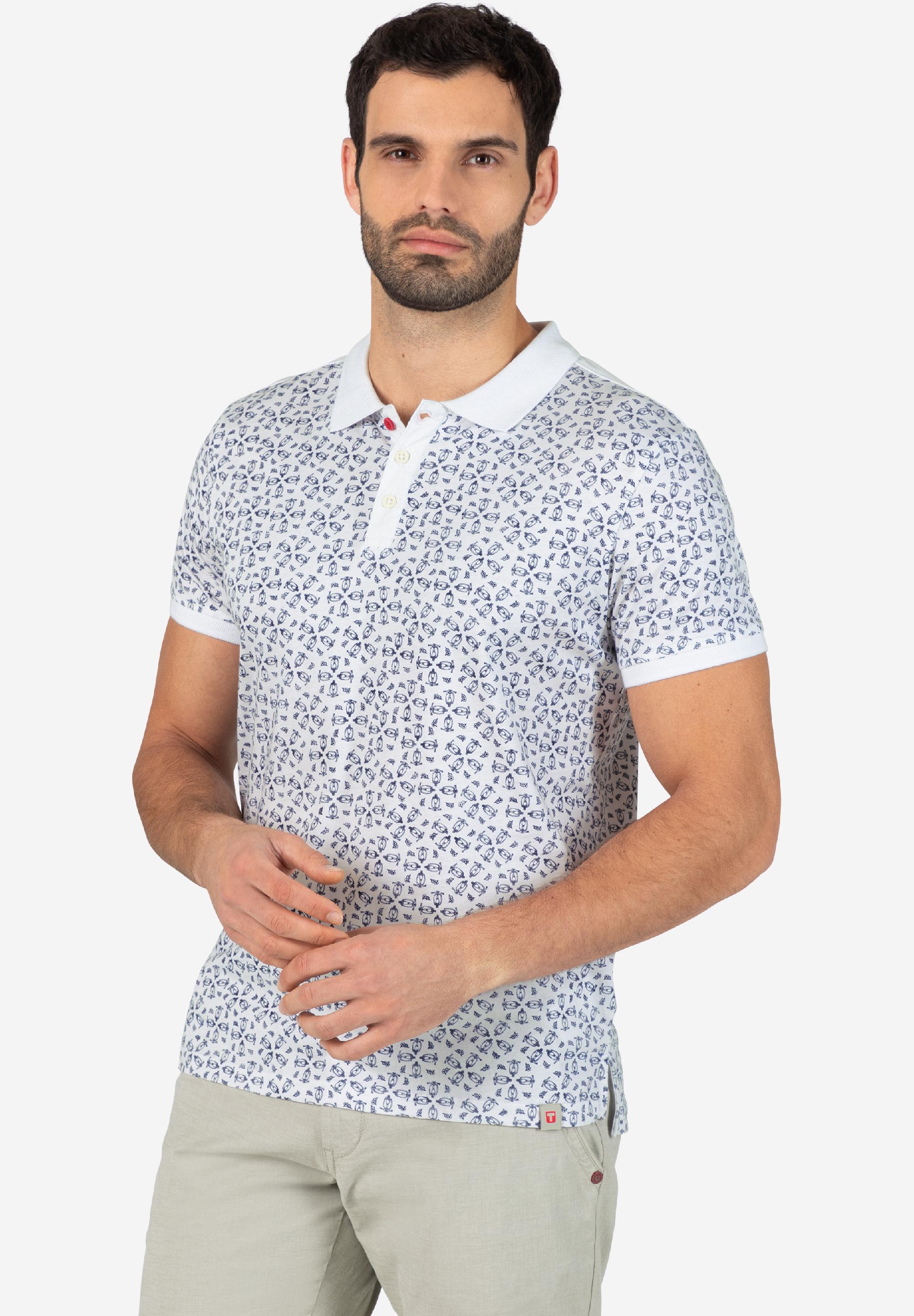Printed Poloshirt
