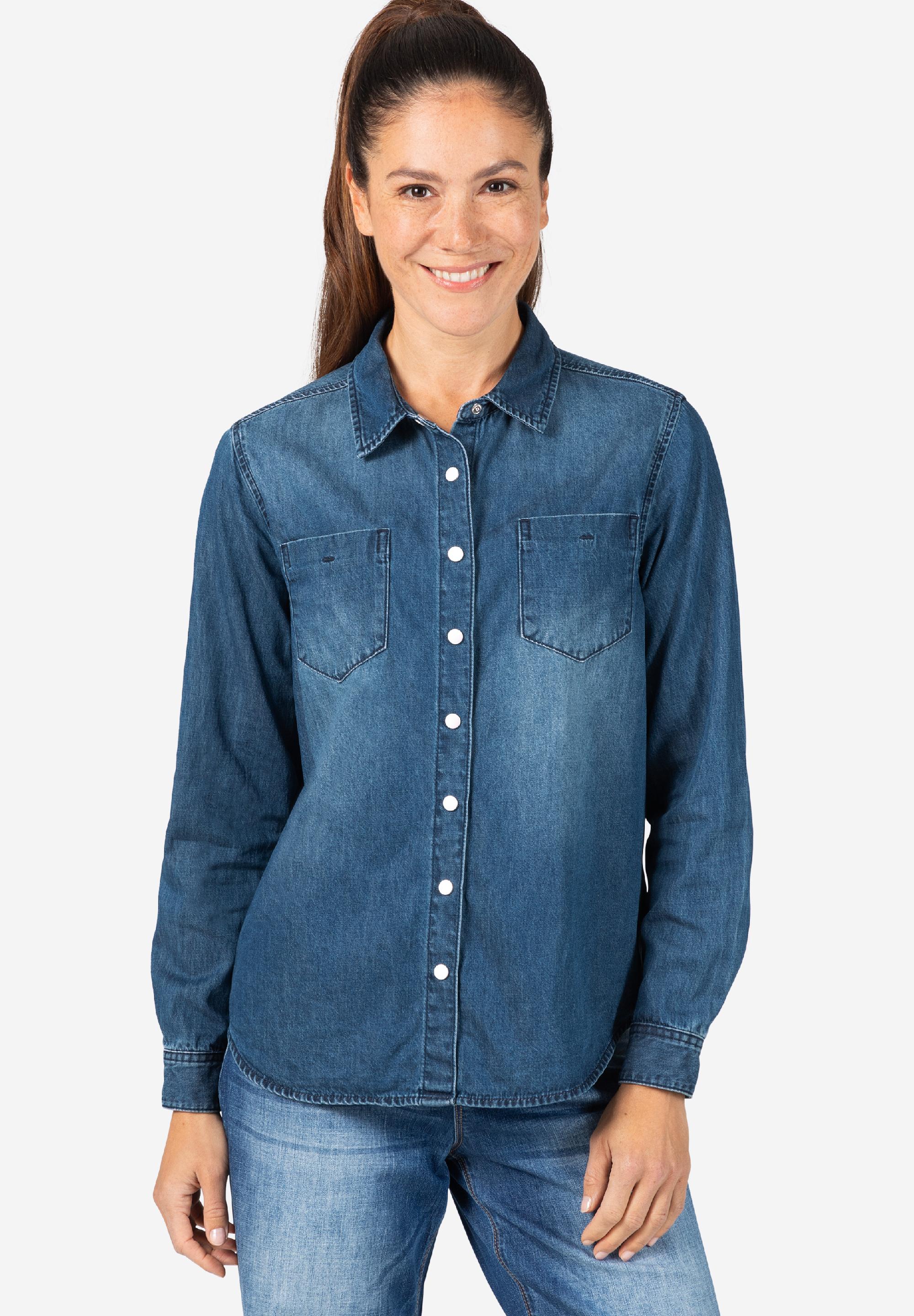 Boyfriend Fit Denim Shirt