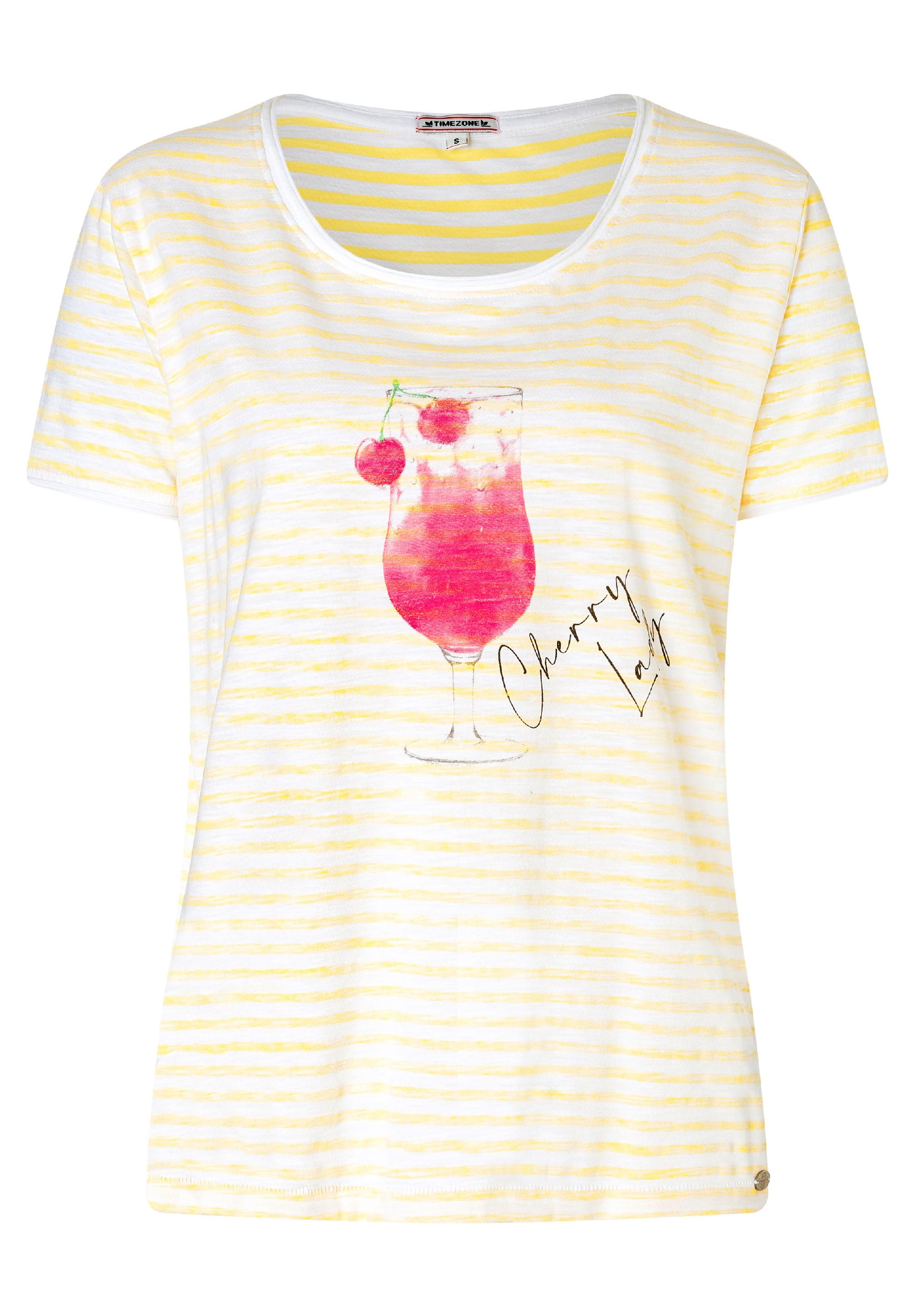 Striped Basic T-Shirt print