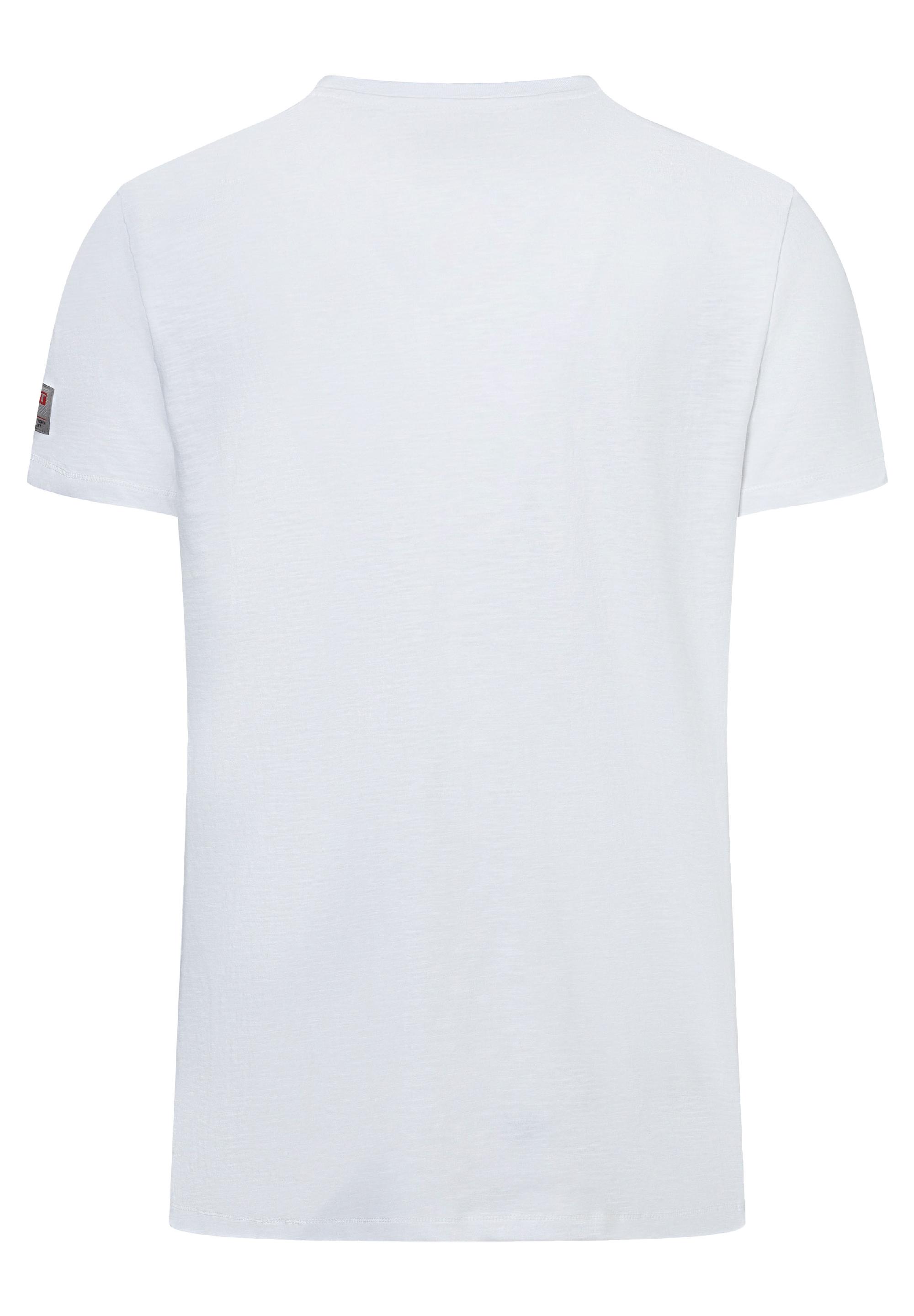 Striped Palm T-Shirt print