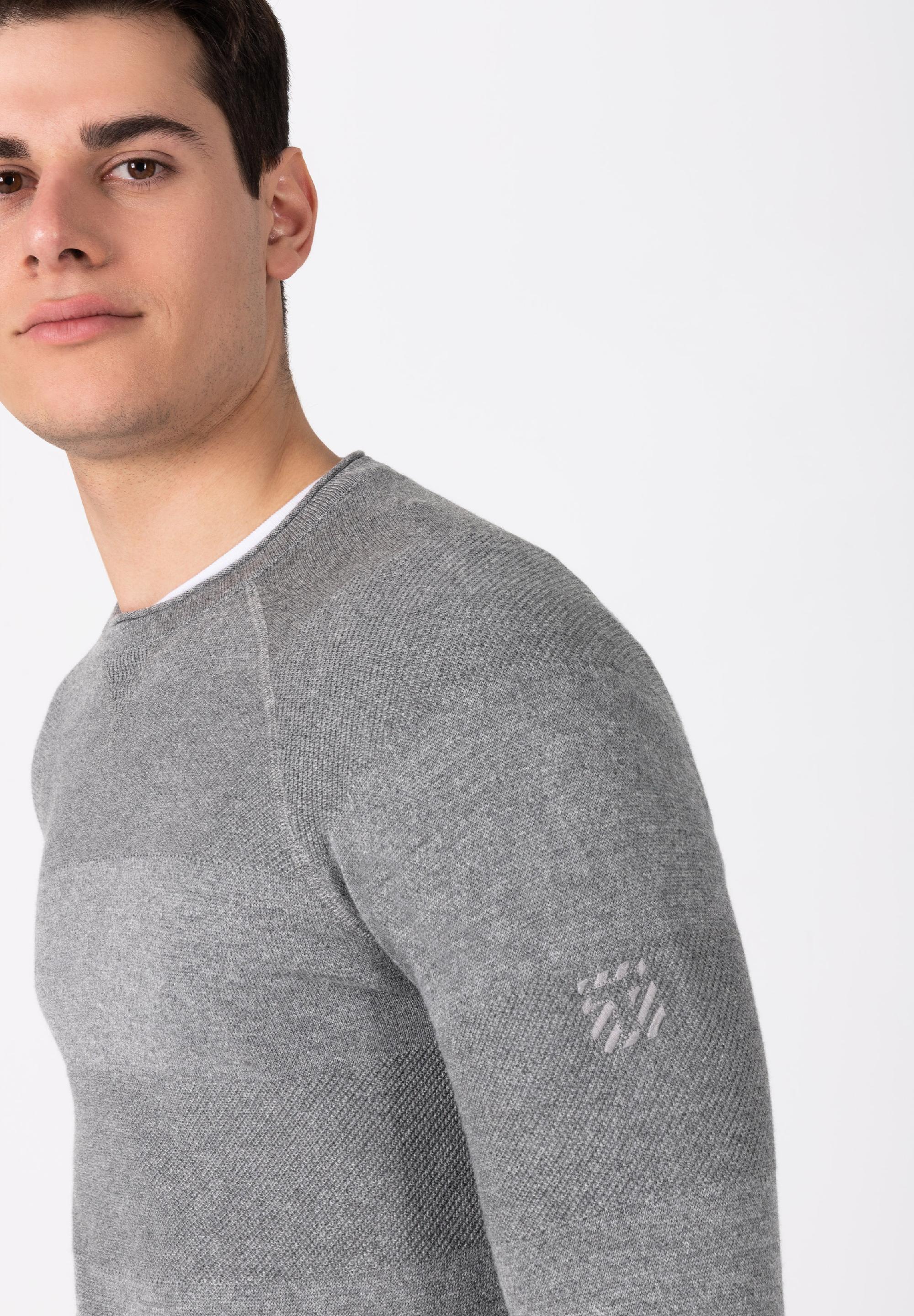 Spiral Knit Crewneck