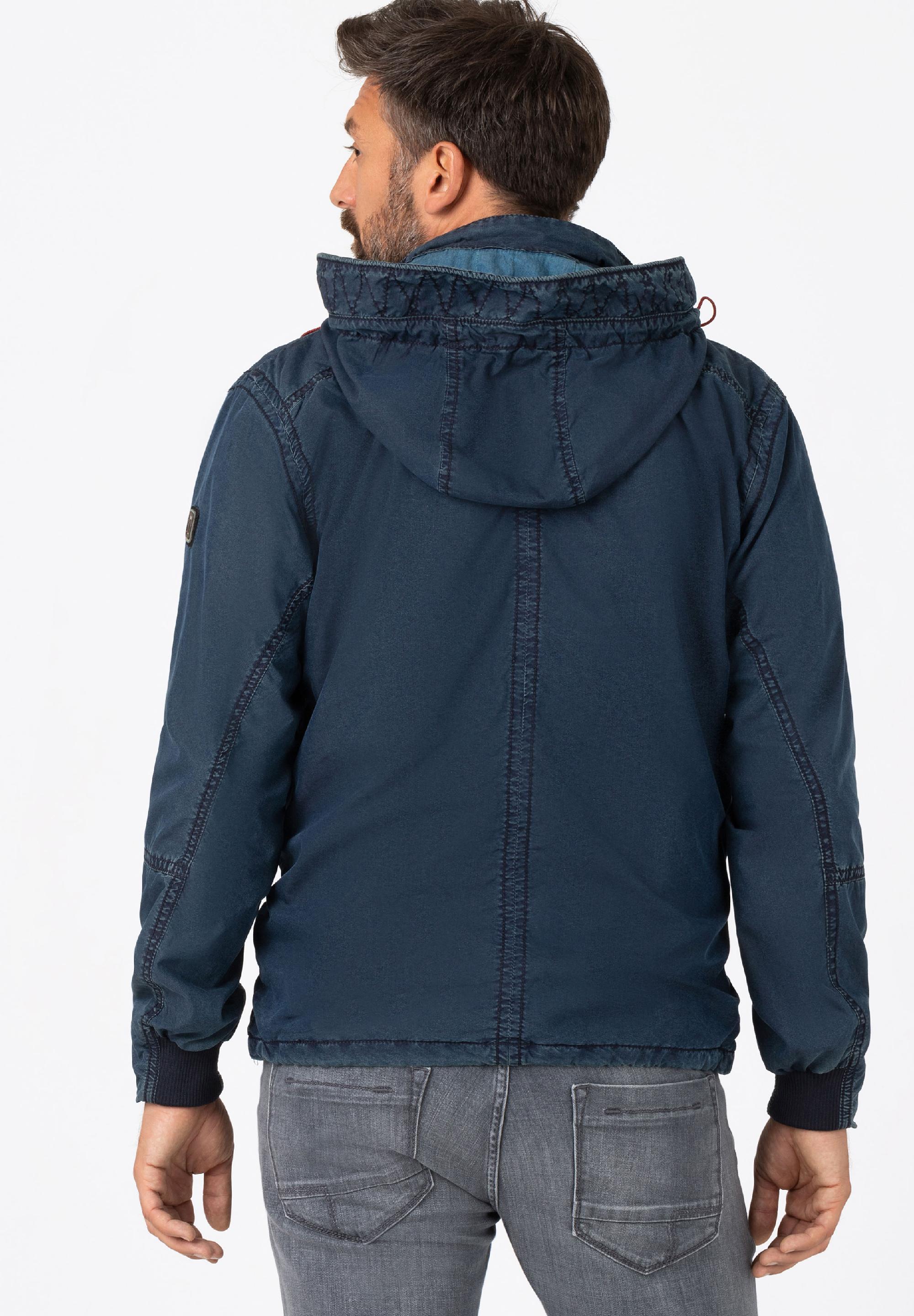 Washed Hoodie Jacket zipper
