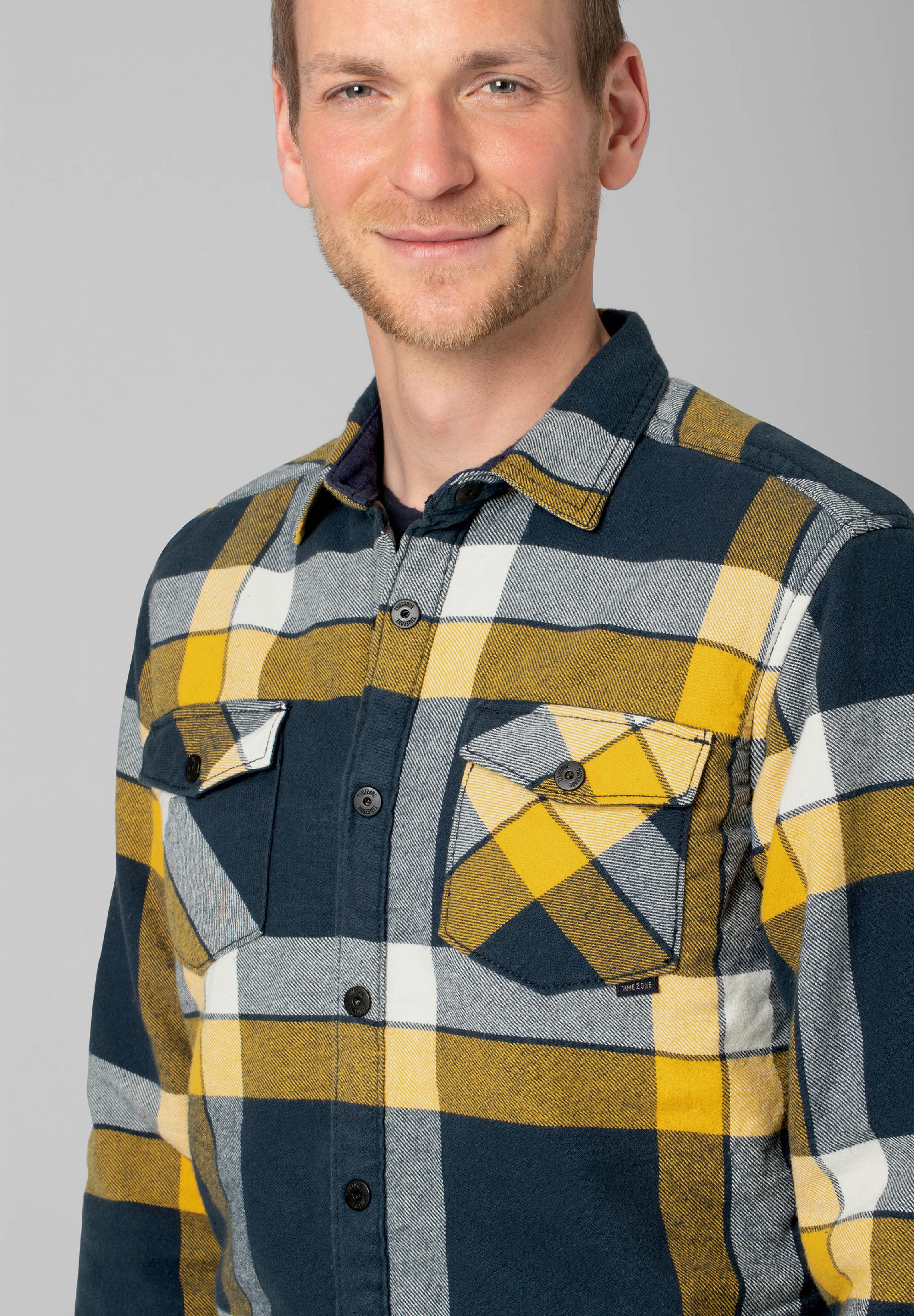 Padded Flannell Overshirt