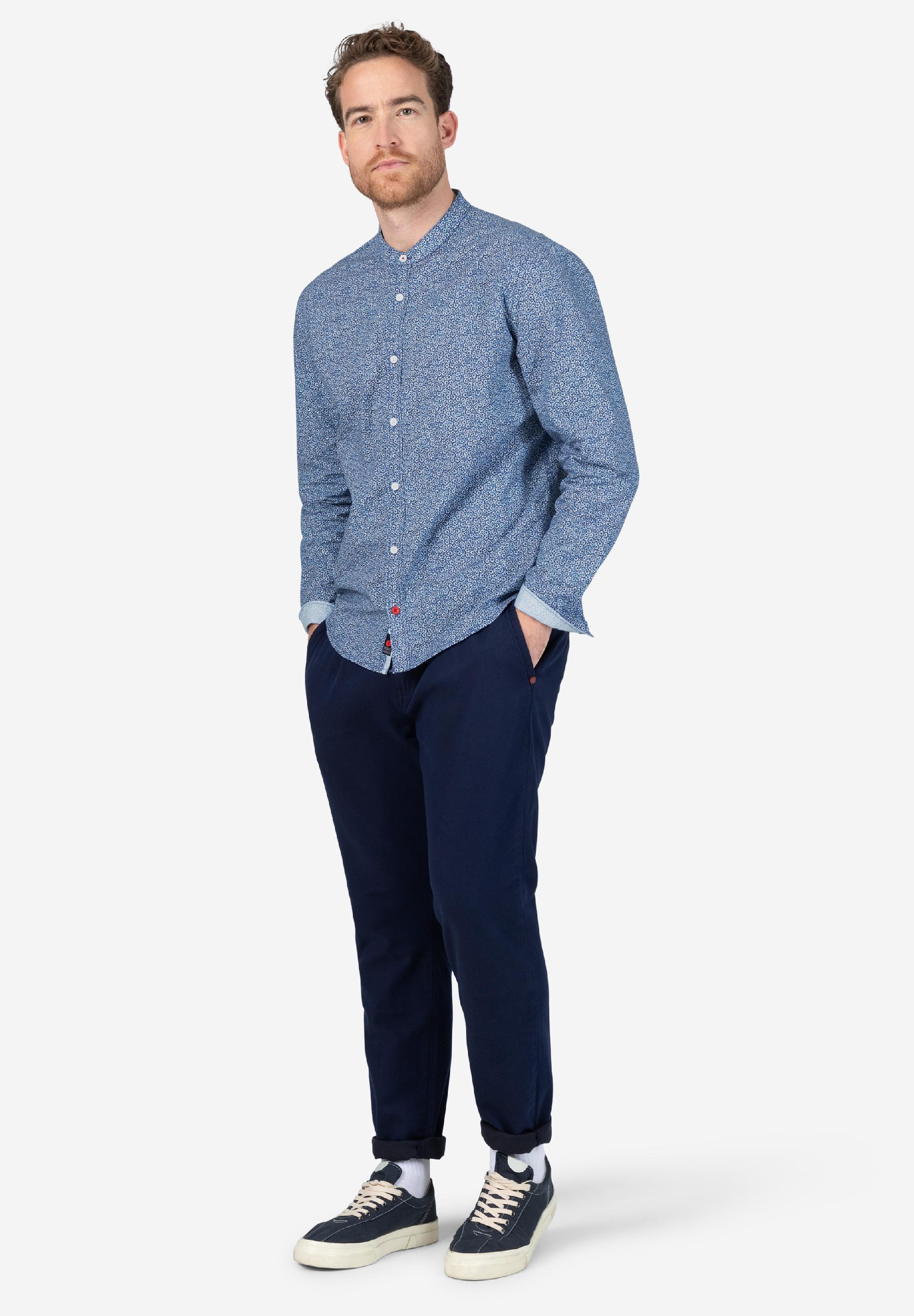 Stand-up-collar Shirt