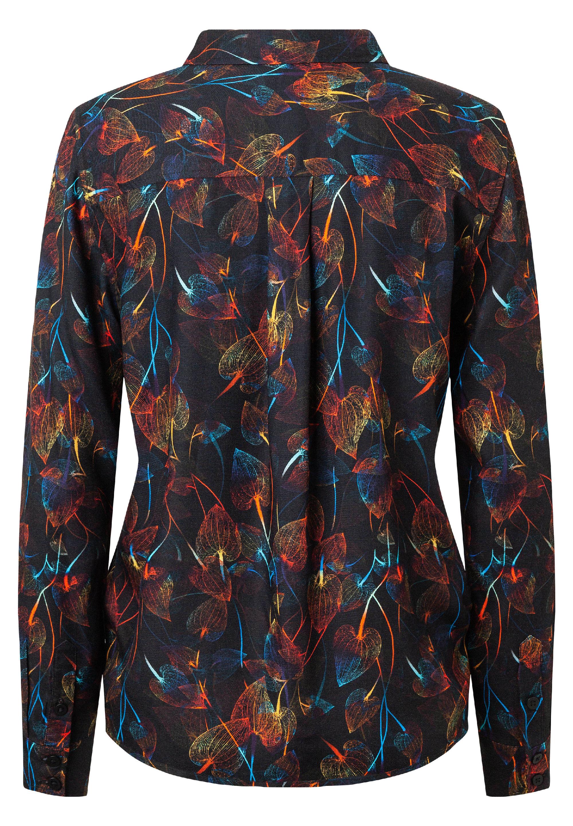 Printed Boyfriend Fit Blouse