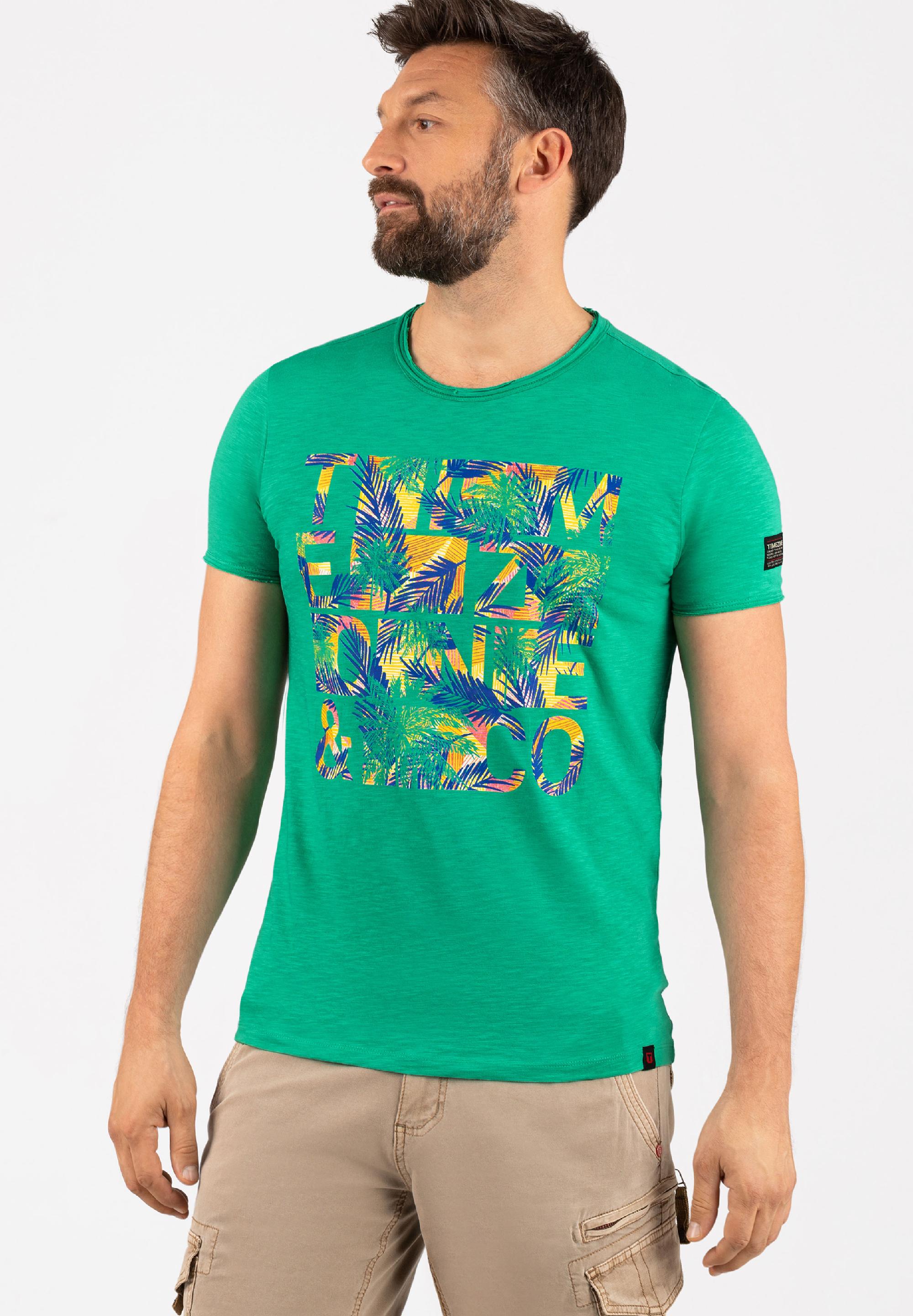 Palm Check T-Shirt print